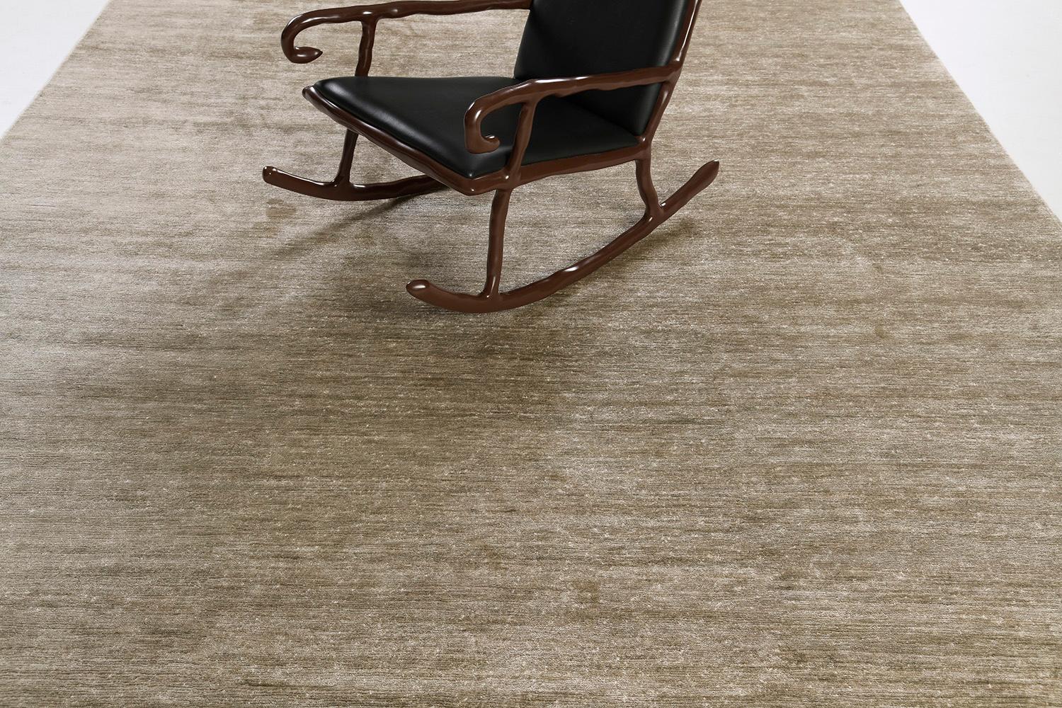 Mehraban Massivdesign Bambus Seidenteppich Dara im Angebot 2