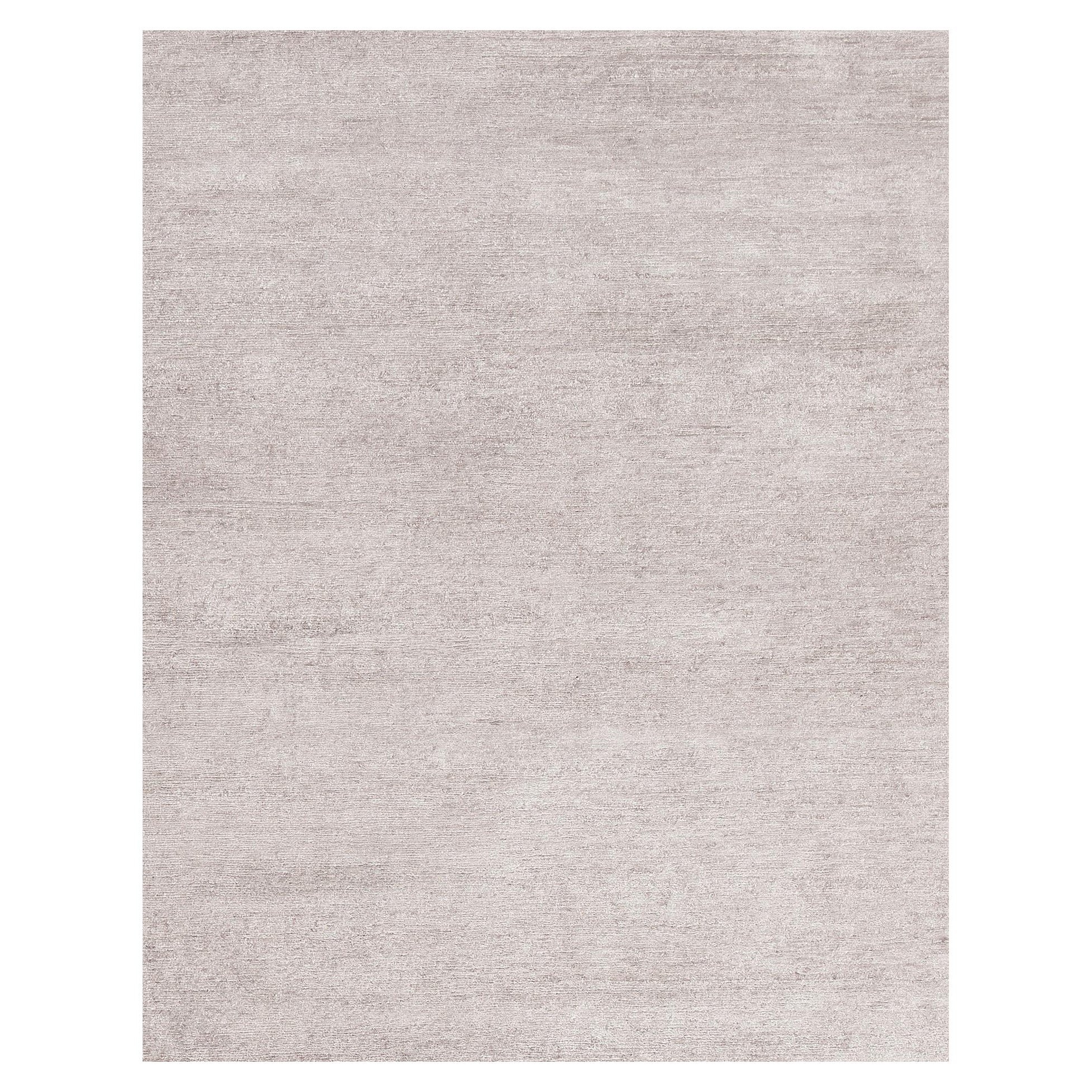 Mehraban Rugs in seta di bambù dal design solido Dara
