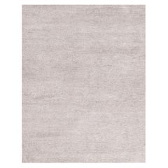 Mehraban Solid Design Bamboo Silk Rug Dara