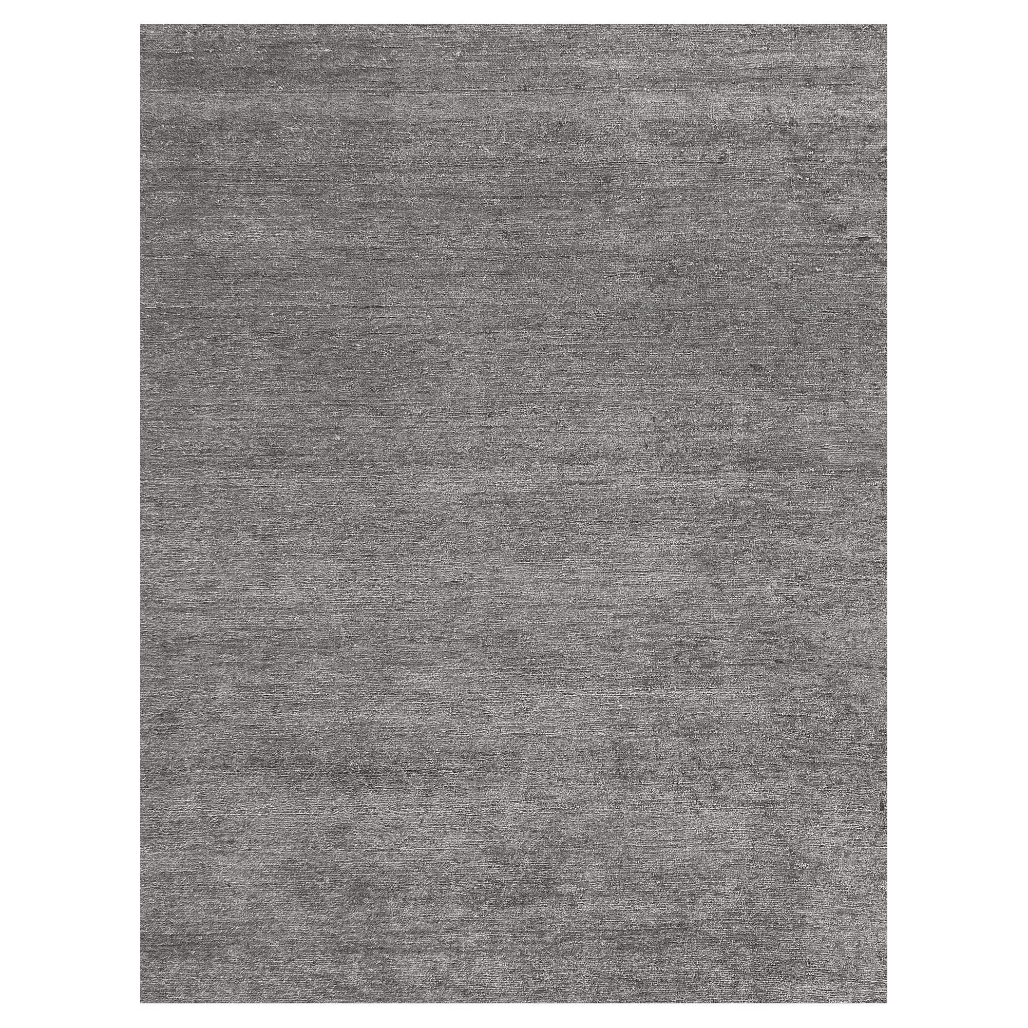 Tapis en soie de bambou Mehraban Solid Design Dara