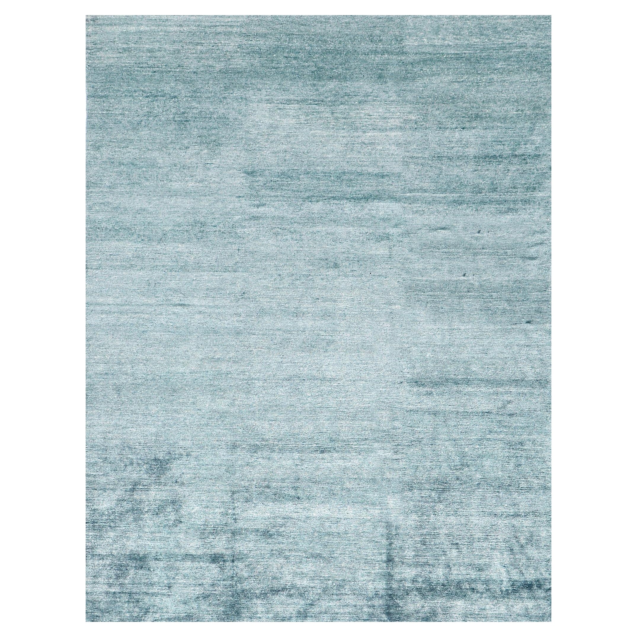 Tapis en soie de bambou Mehraban Solid Design Dara