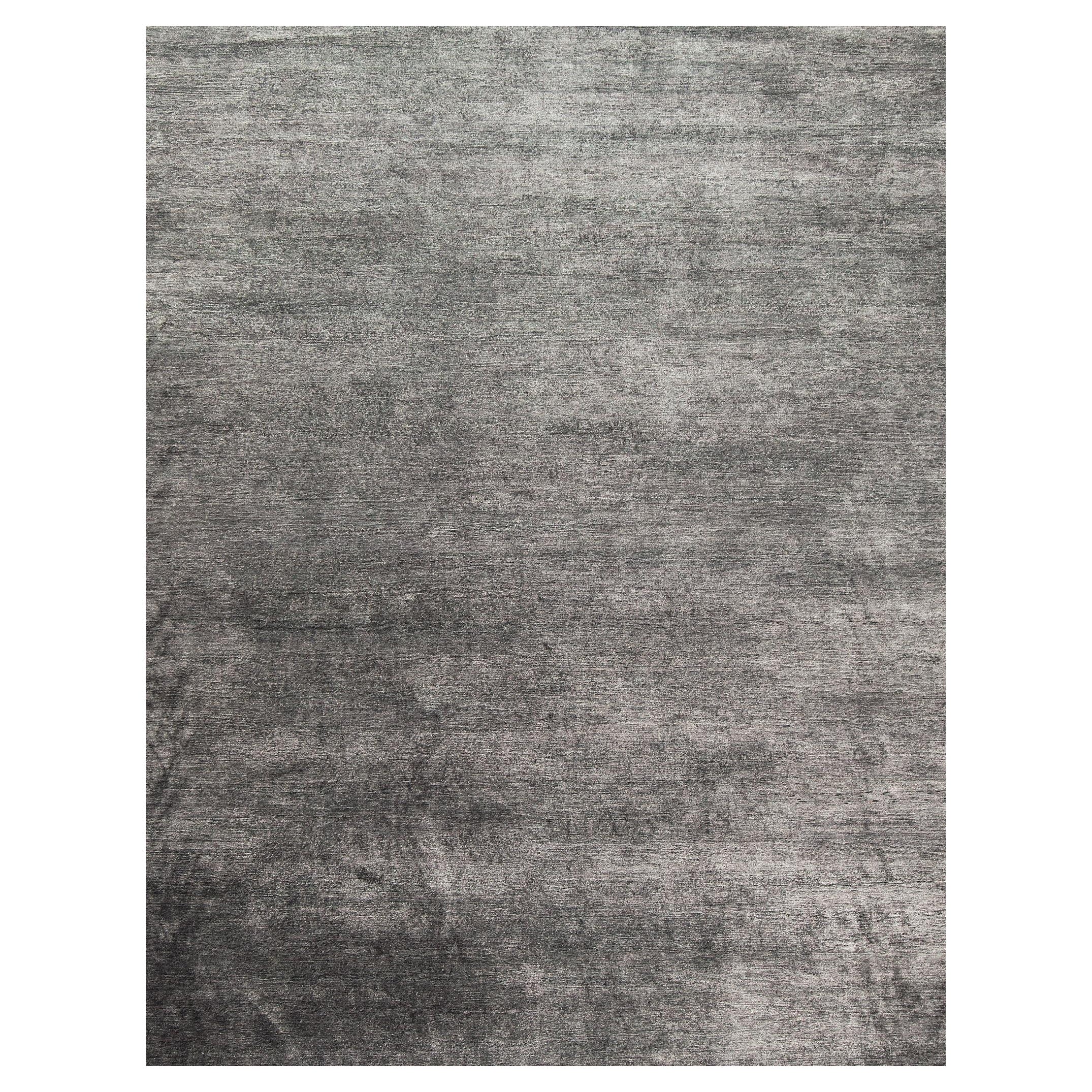 Mehraban Rugs in seta di bambù dal design solido Dara