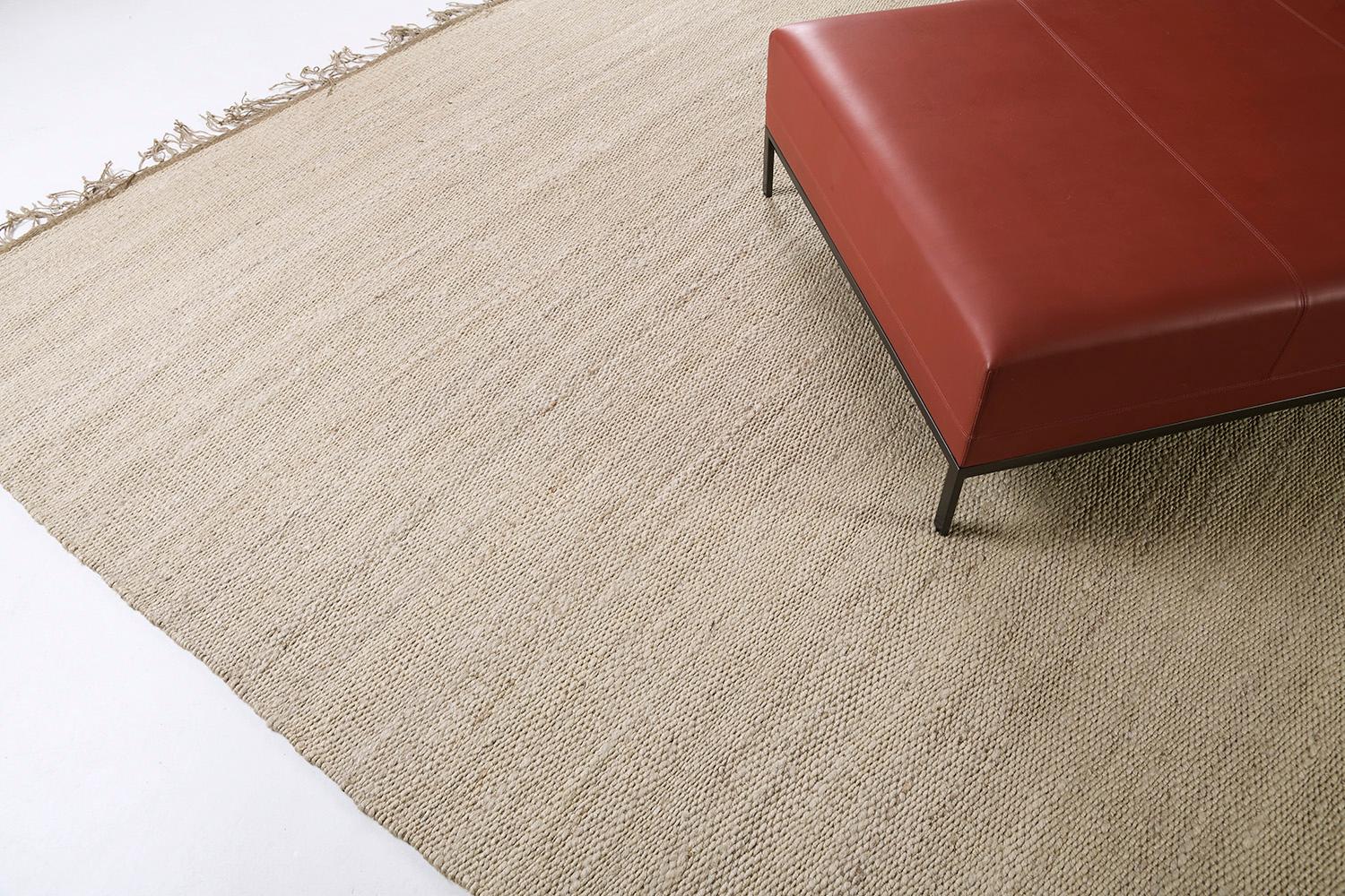 Annodato a mano Mehraban Solid Design Canapa a trama piatta in vendita