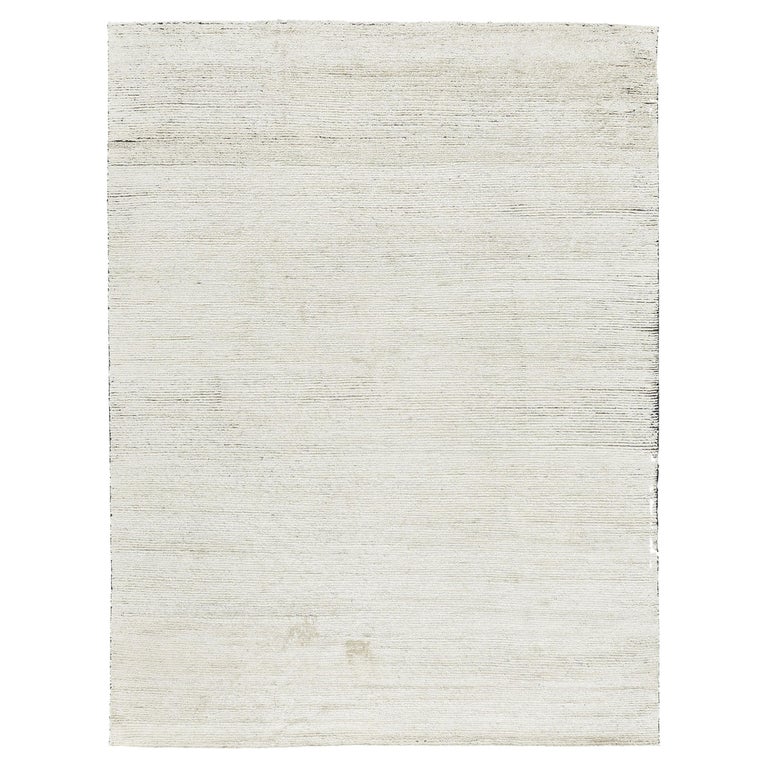 Mehraban Solid Design Ribbed Nylon Rug For Sale at 1stDibs