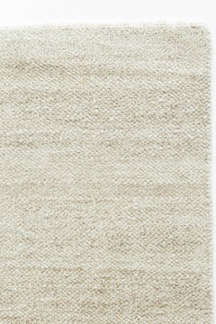 Mehraban Solid Natural Silk Rug