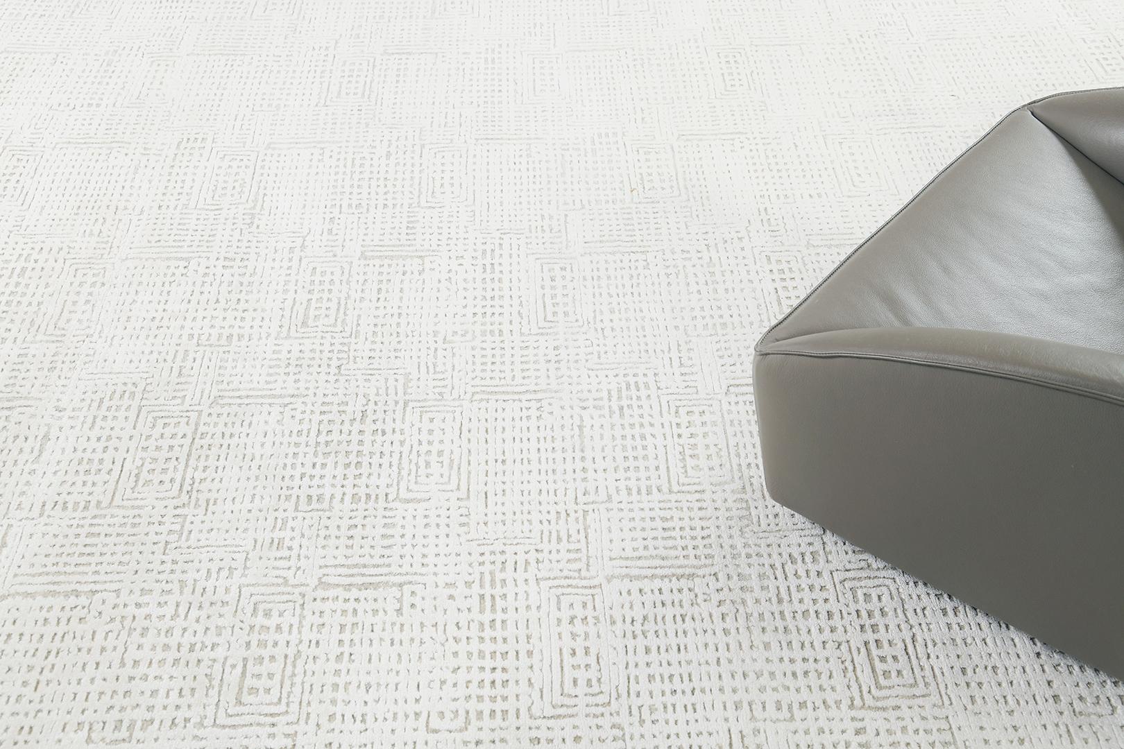 Synapse is phenomenal bamboo silk with magnificent embossed detailing. In addition to its perfect natural pile weave, Synapse has a beautiful pattern that has a contemporary vibe that can be featured to one's space. Everyone's dream home decor that