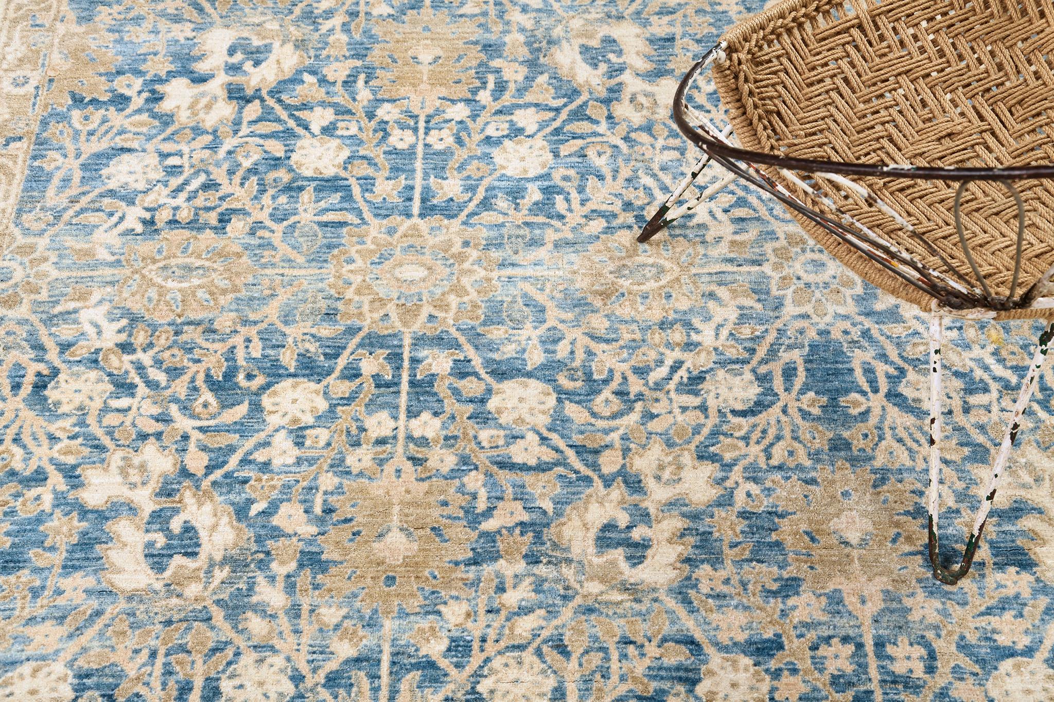Mehraban Tabriz Revival Rug For Sale 4
