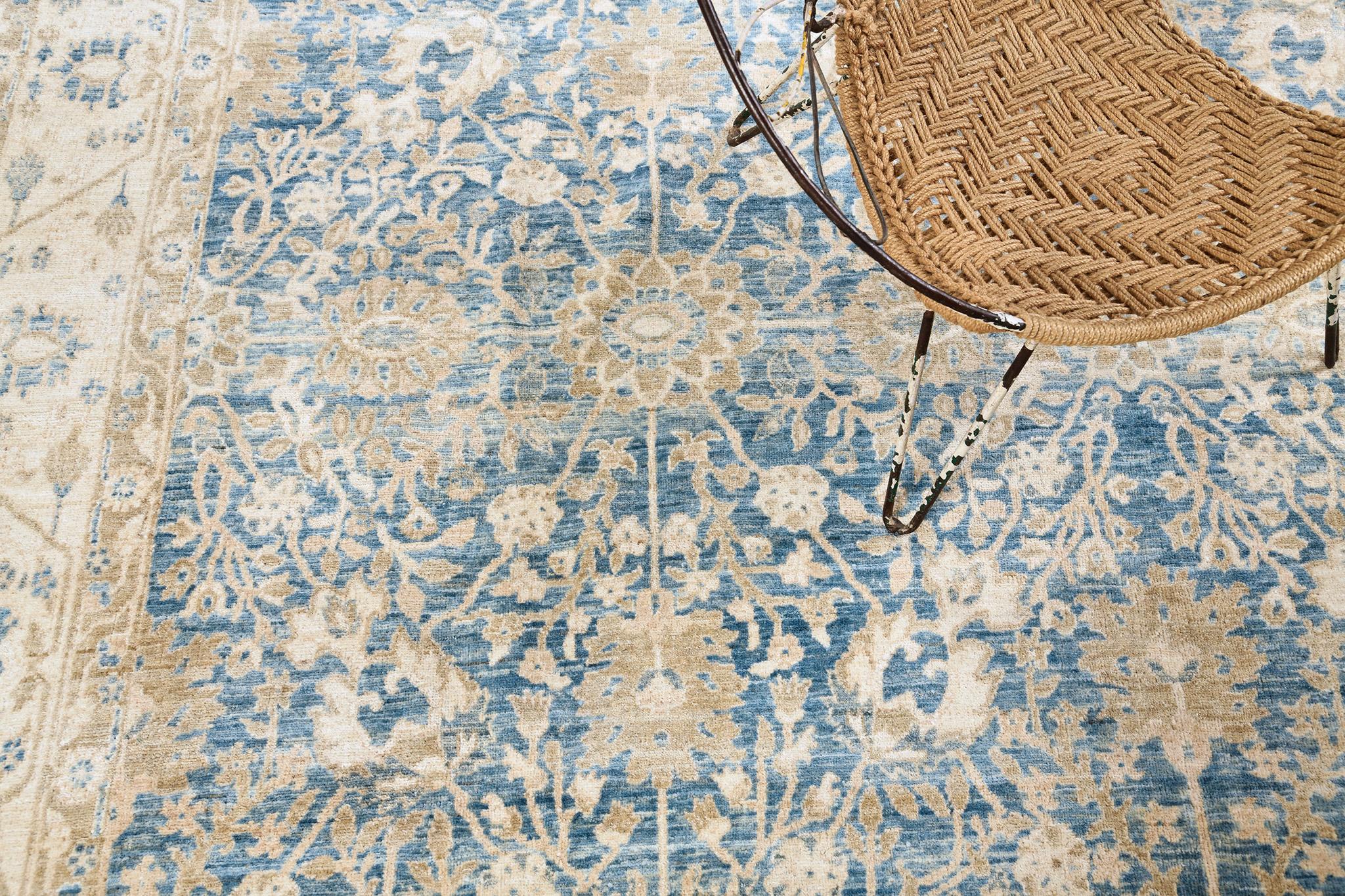 Contemporary Mehraban Tabriz Revival Rug For Sale