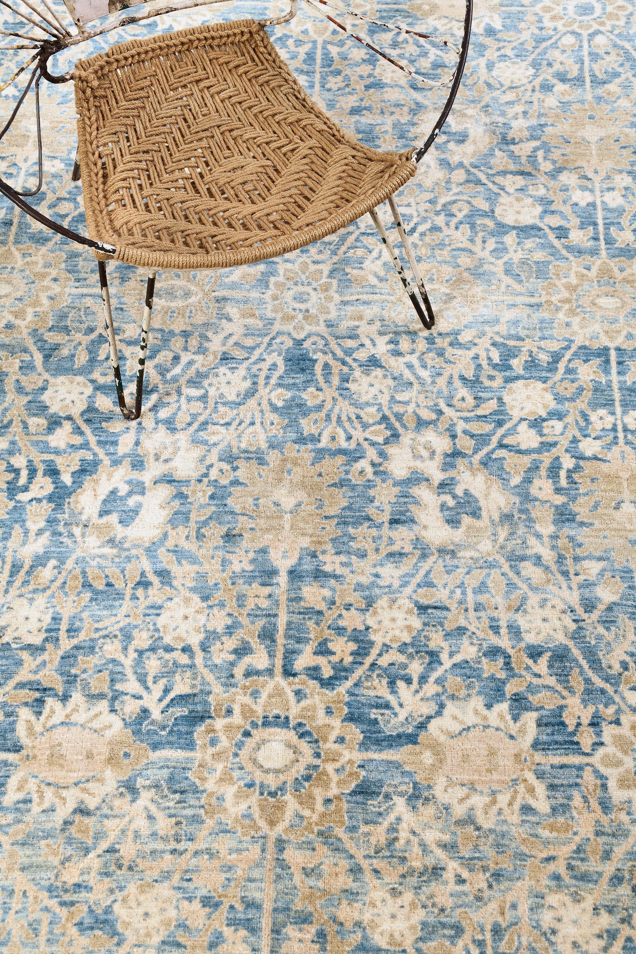 Wool Mehraban Tabriz Revival Rug For Sale