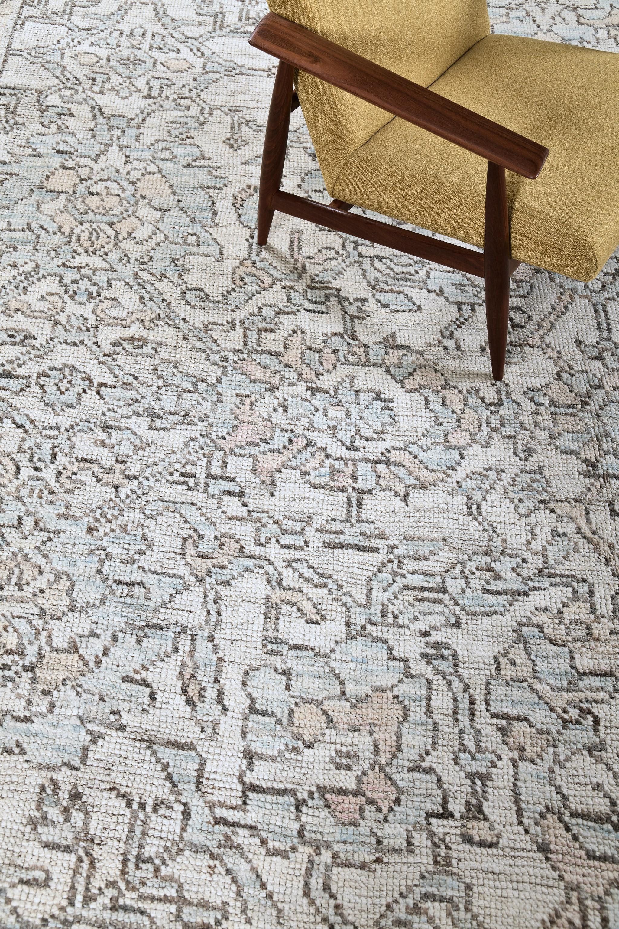 Hand-Knotted Mehraban Tamam, Domicile Collection For Sale