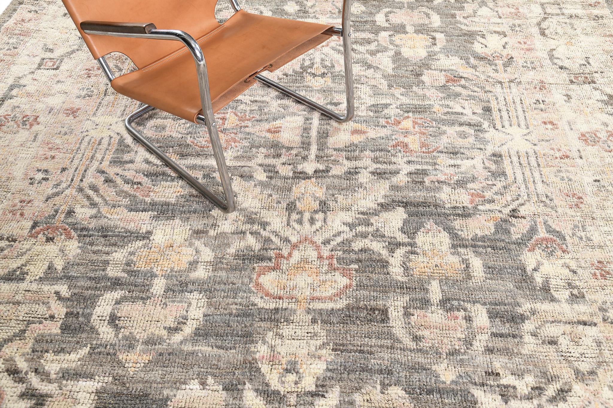 Hand-Knotted Mehraban Taslar, Domicile Collection For Sale