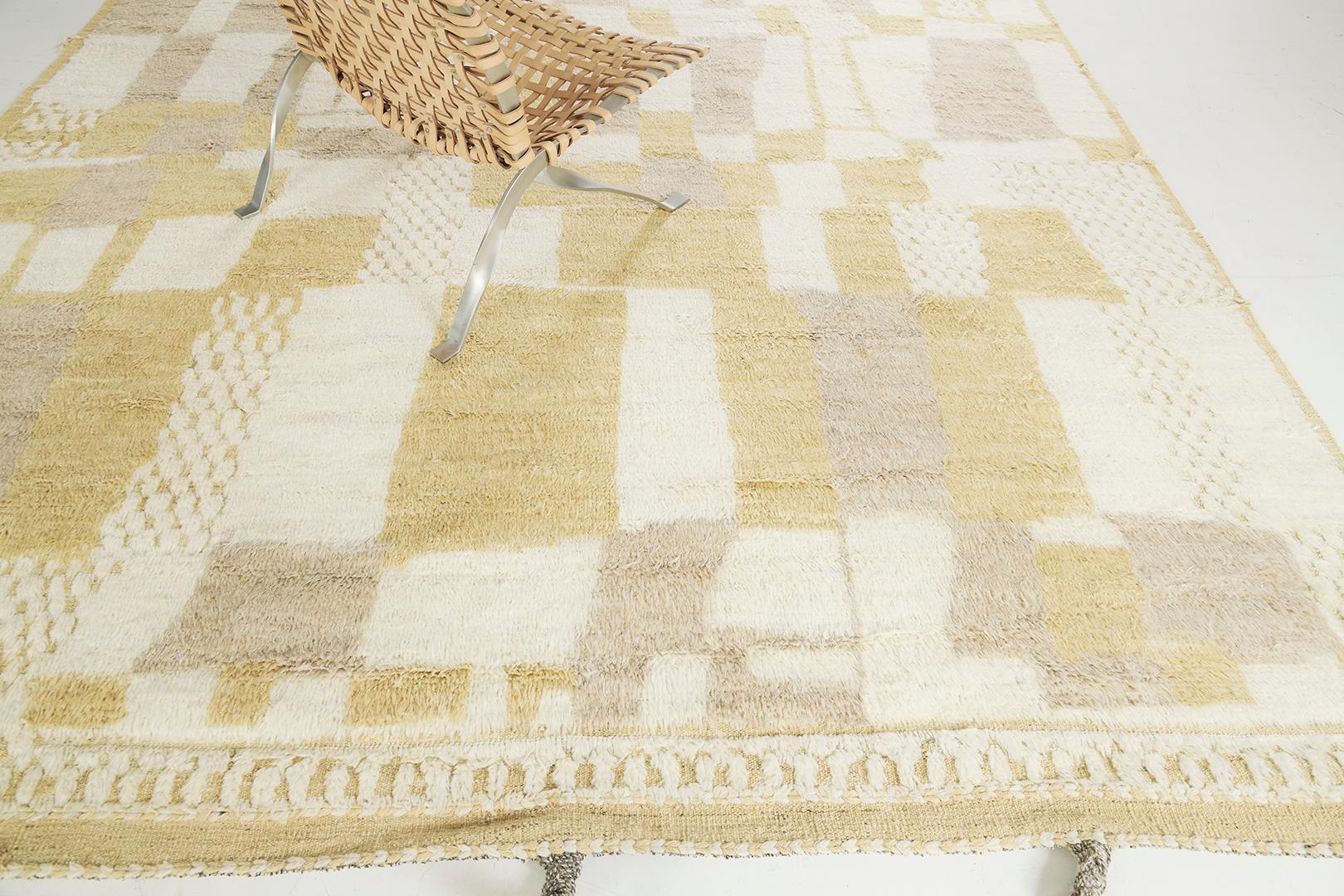 Hand-Knotted Mehraban Tladtig, Atlas Collection For Sale