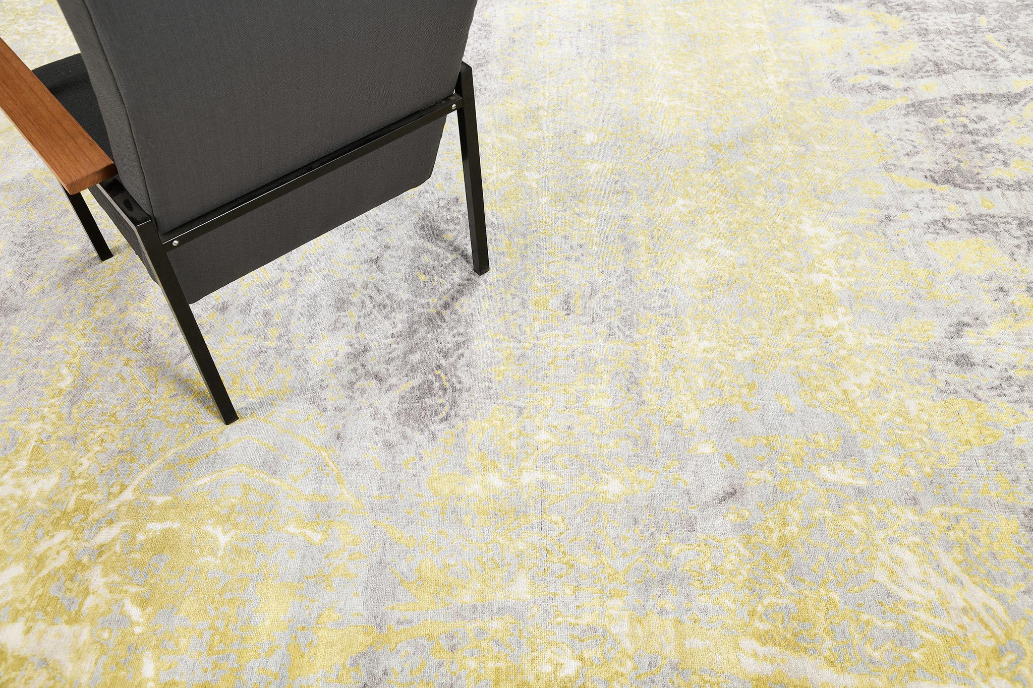 Mehraban Transitional Design Allure-Teppich Jinan (Handgeknüpft) im Angebot
