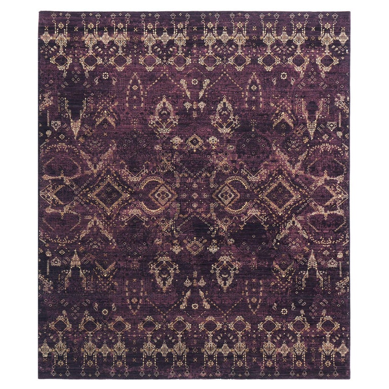 Mehraban Transitional Design Rug Allure Fiore For Sale at 1stDibs