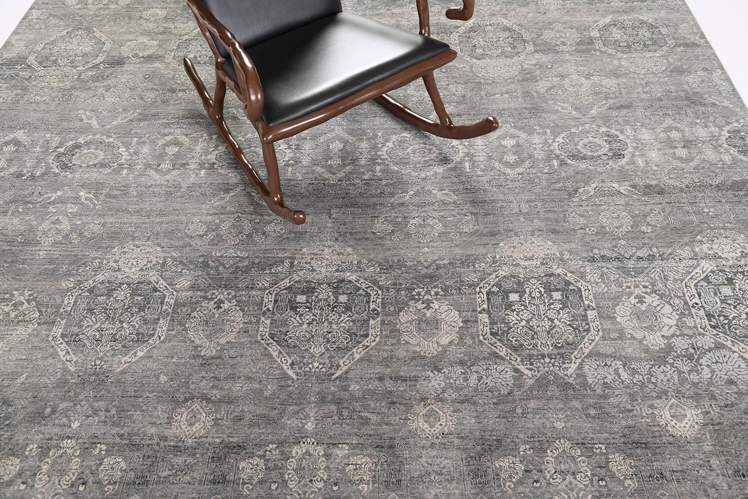 Wool Mehraban Transitional Design Rug Allure Franco For Sale