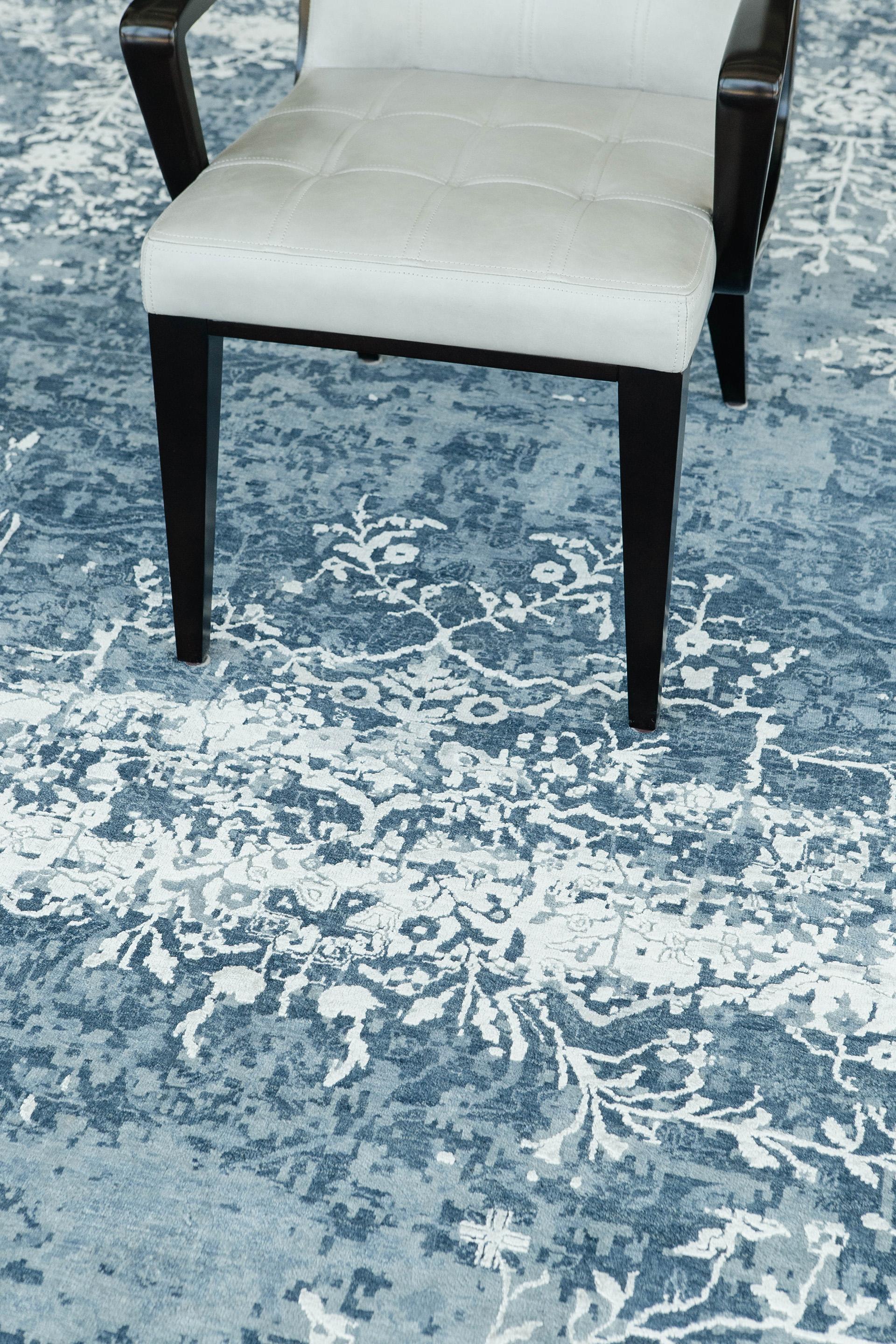 Mehraban Übergangsdesign-Teppich Allure Jardim (Indisch) im Angebot