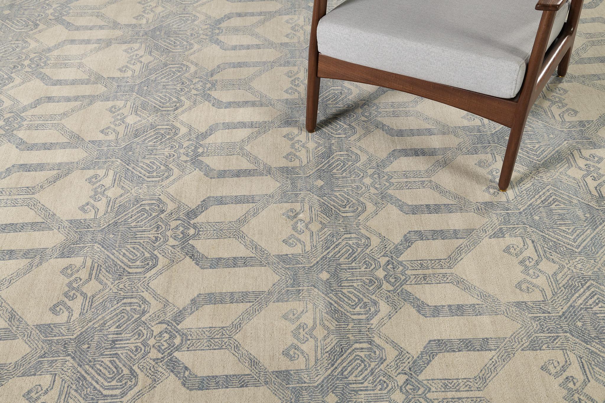 Mehraban Transitional Design Teppich Allure Van Alen (Indisch) im Angebot