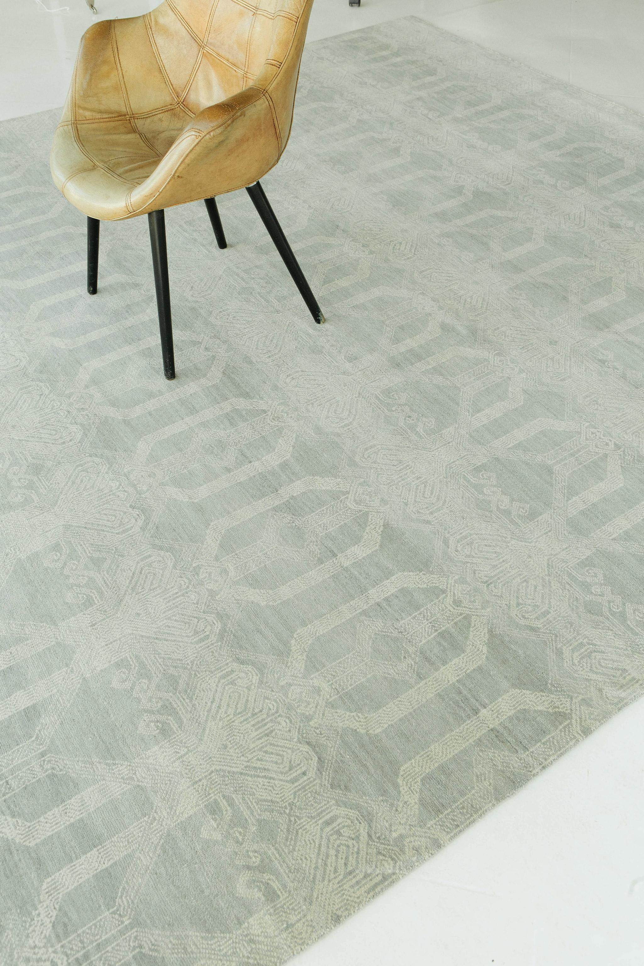 Mehraban Transitional Design Teppich Allure Van Alen (Handgeknüpft) im Angebot