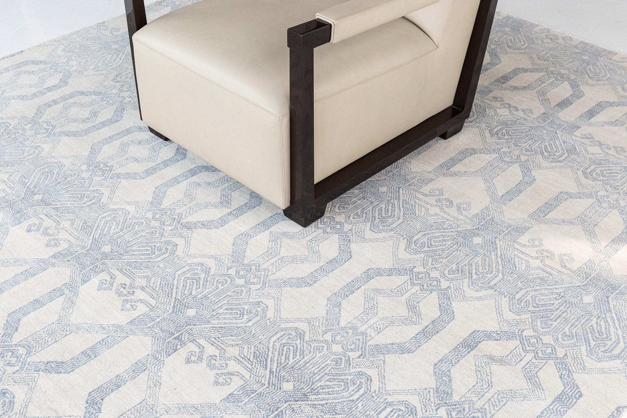 Mehraban Transitional Design Rug Allure Van Alen In New Condition For Sale In WEST HOLLYWOOD, CA
