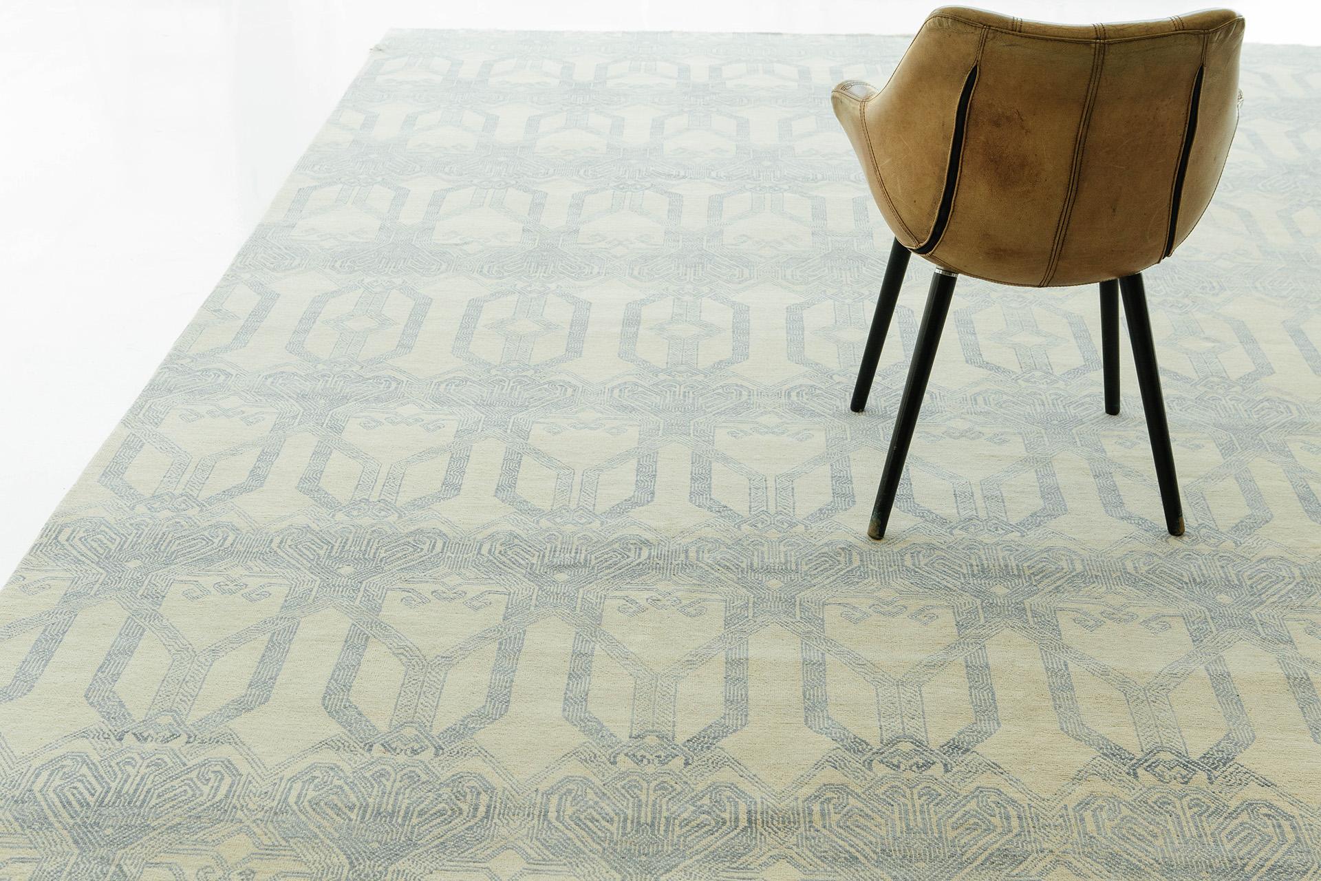 Contemporary Mehraban Transitional Design Rug Allure Van Alen For Sale