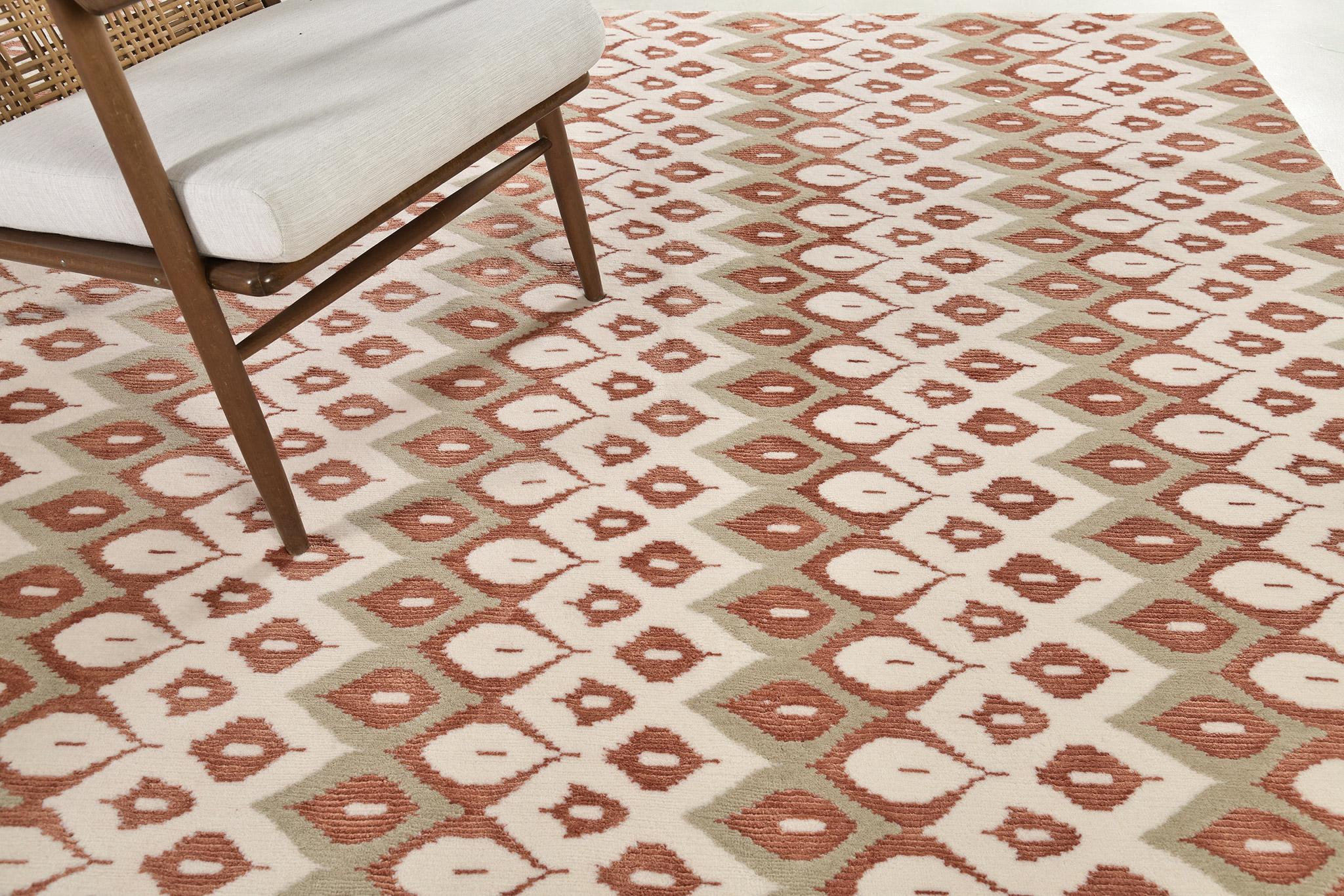 Candela is a wool and silk pile that comes from the home of the infamous Allure Collection. Color schemes are the clay, khaki, and white and these transitional patterns will give an extra edge to its ethereal entrance that will give impressive