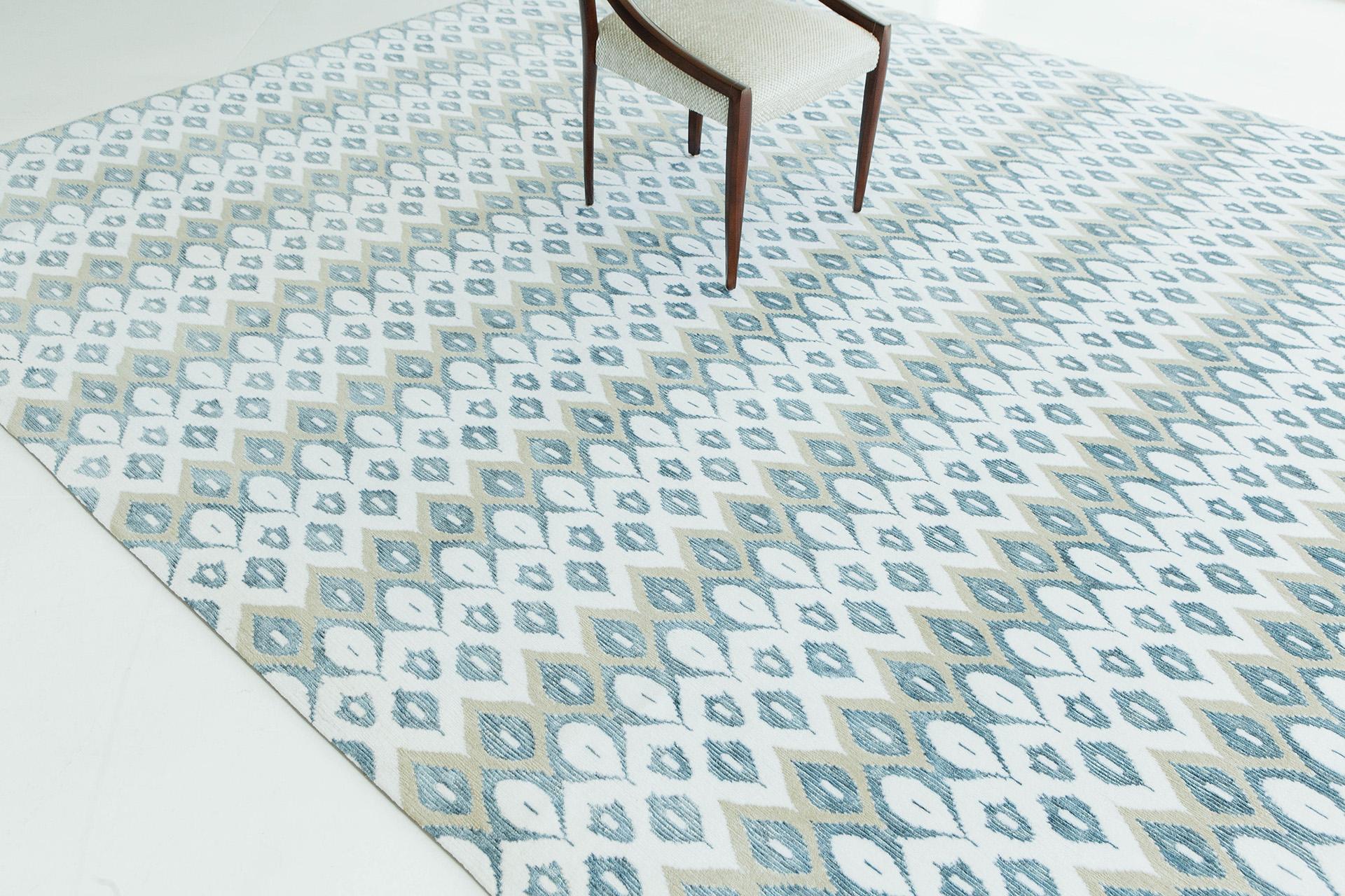 Mehraban Transitional Design Teppich M Kollektion Kandelaber im Zustand „Neu“ im Angebot in WEST HOLLYWOOD, CA