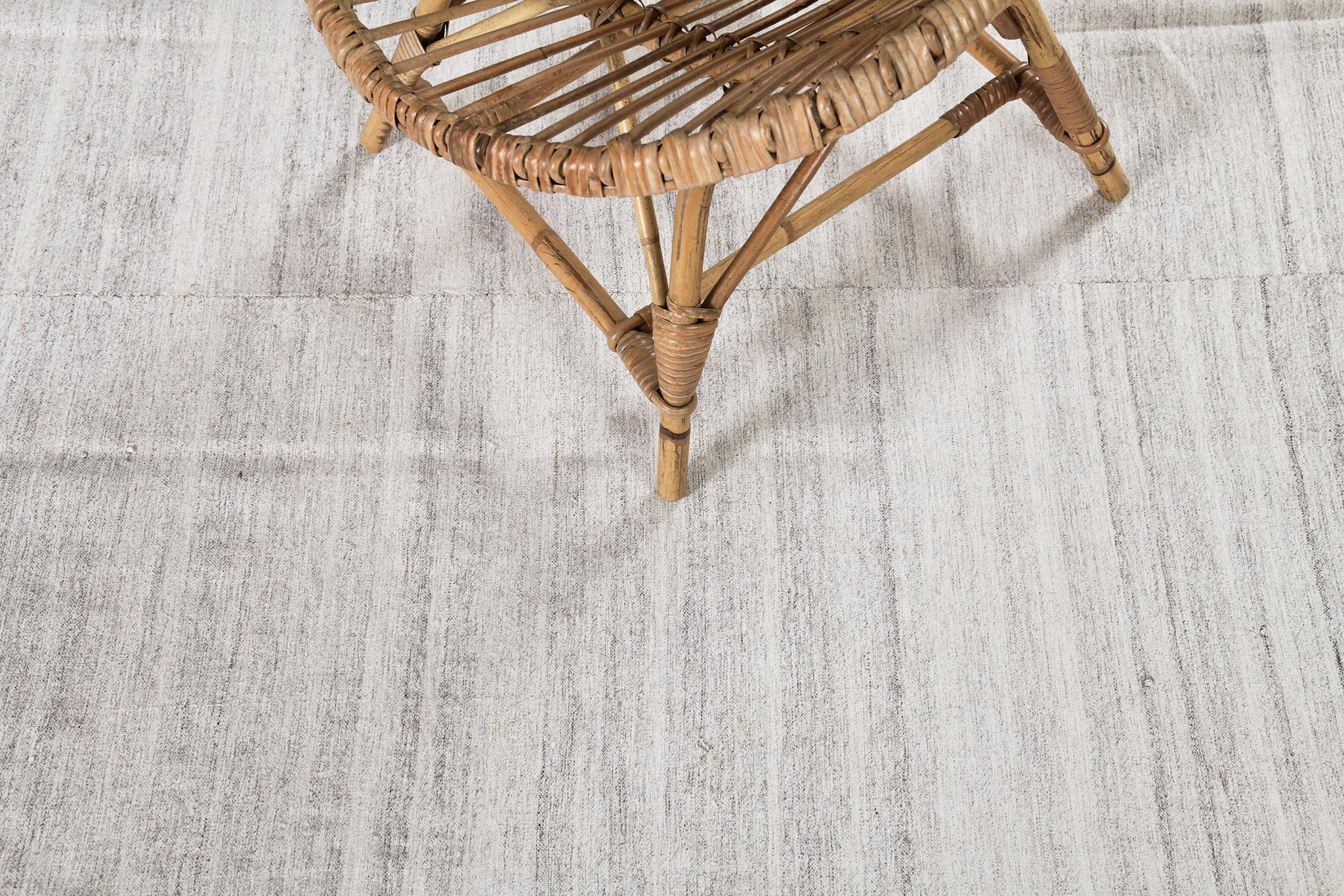 Contemporary Mehraban Turkish Tisse Kilim Flat Weave Rug For Sale