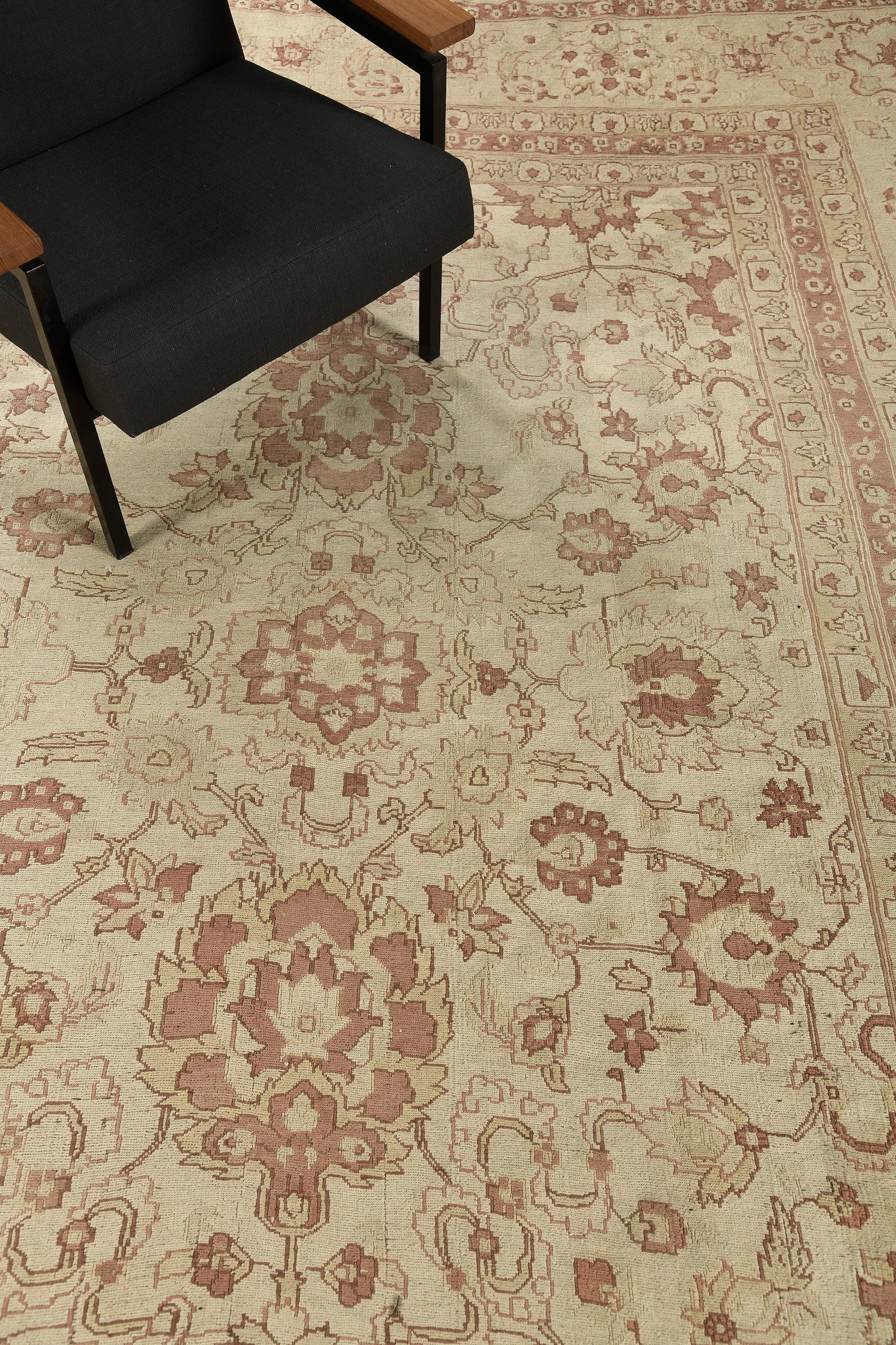 Mehraban Gemüsefarbe Soumak Sultanabad Design im Angebot 1