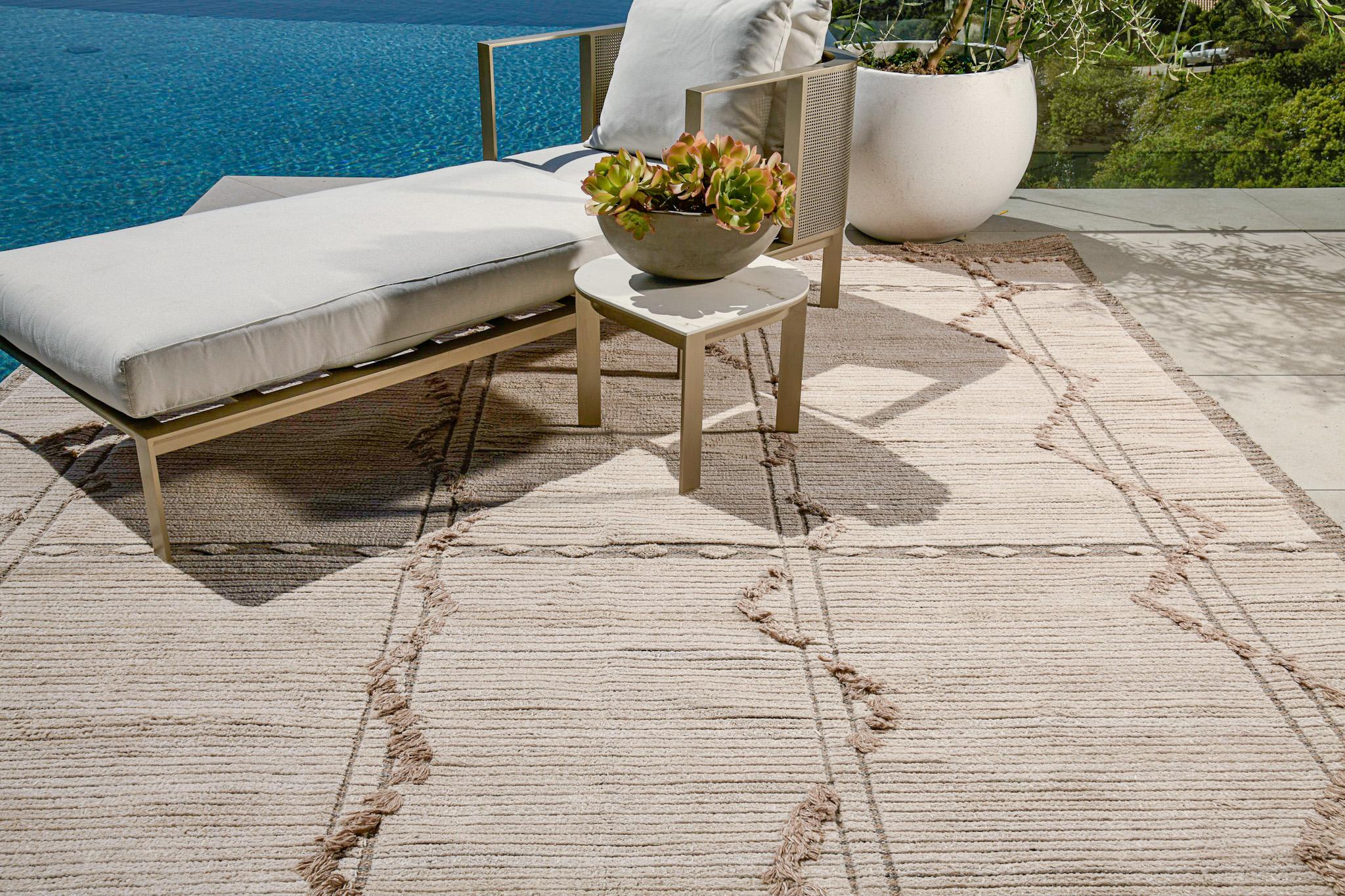 Annodato a mano Mehraban Rugs, Nasim Collection Tappeto per esterni e interni in vendita