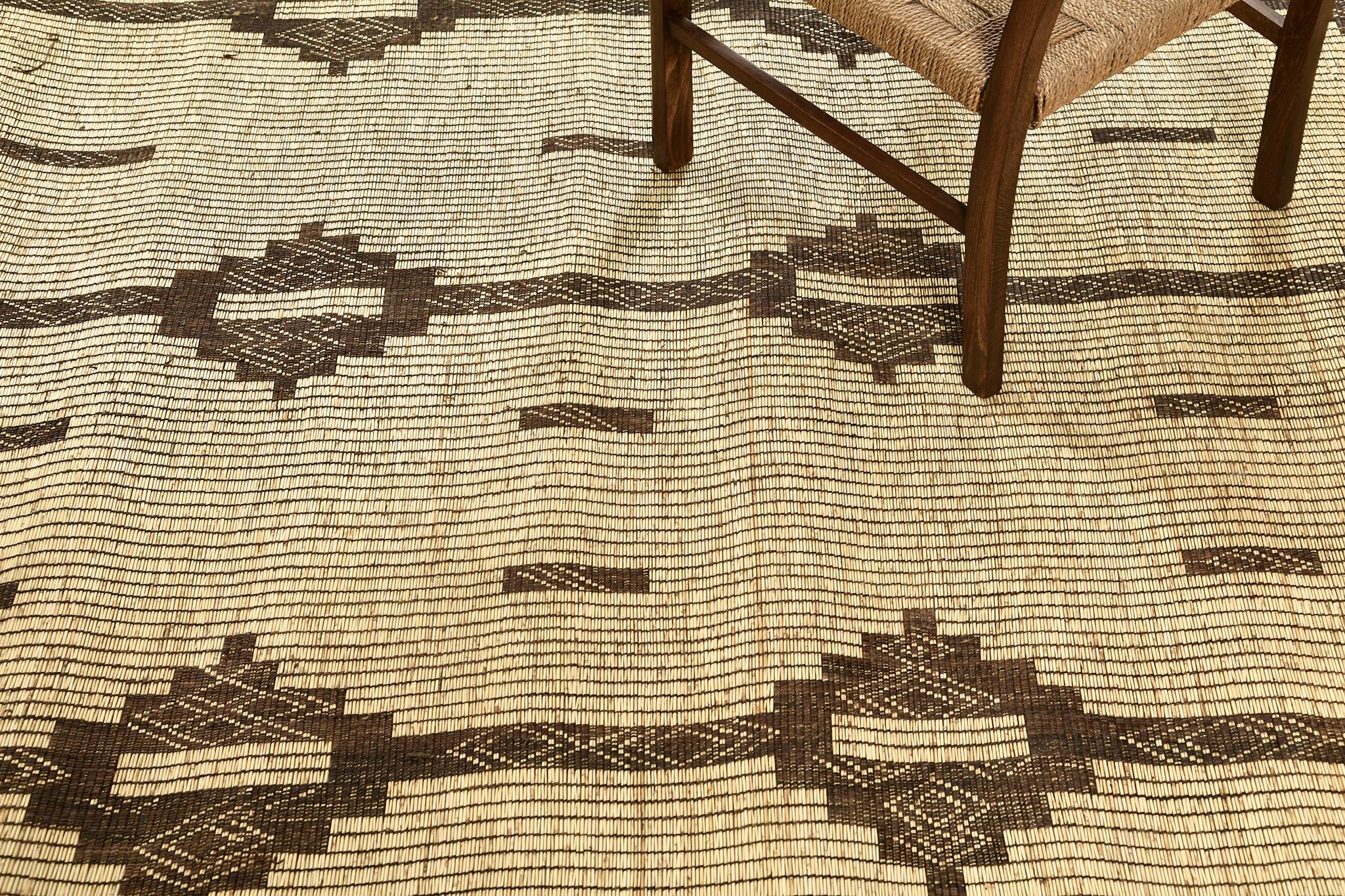 North African Mehraban Vintage African Tuareg Mat For Sale