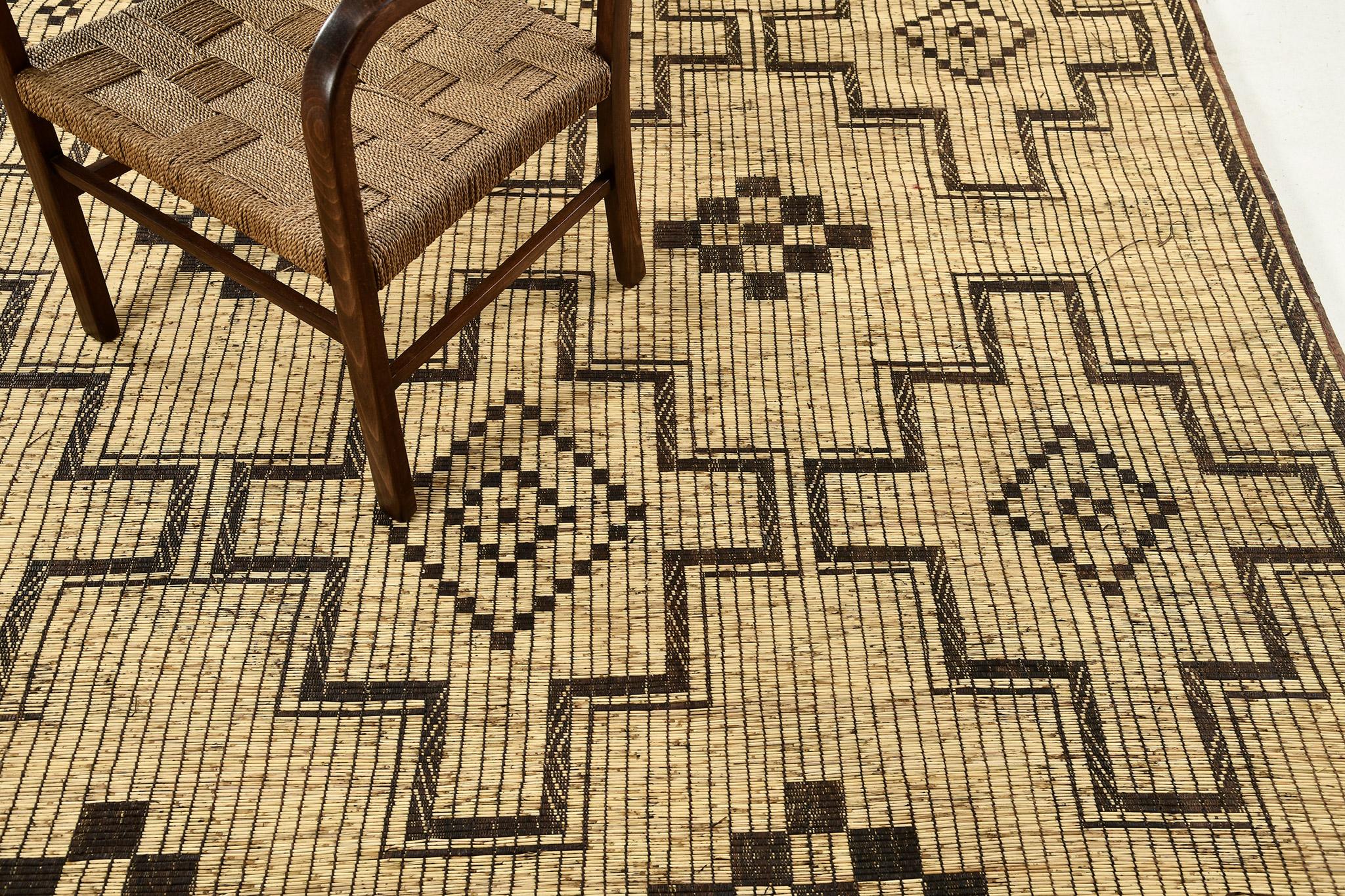Annodato a mano Tappetino Tuareg africano vintage Mehraban in vendita