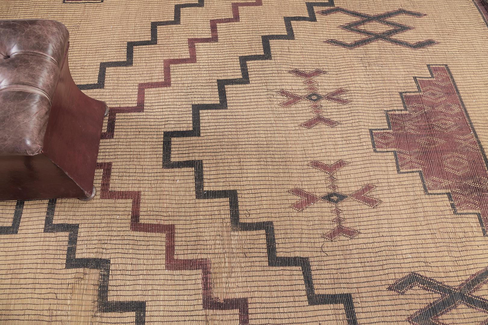 Milieu du XXe siècle Mehraban - Mat africain vintage en touareg en vente