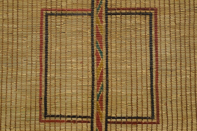 African Mat Pattern Mehraban Vintage African Tuareg Mat For Sale at 1stDibs