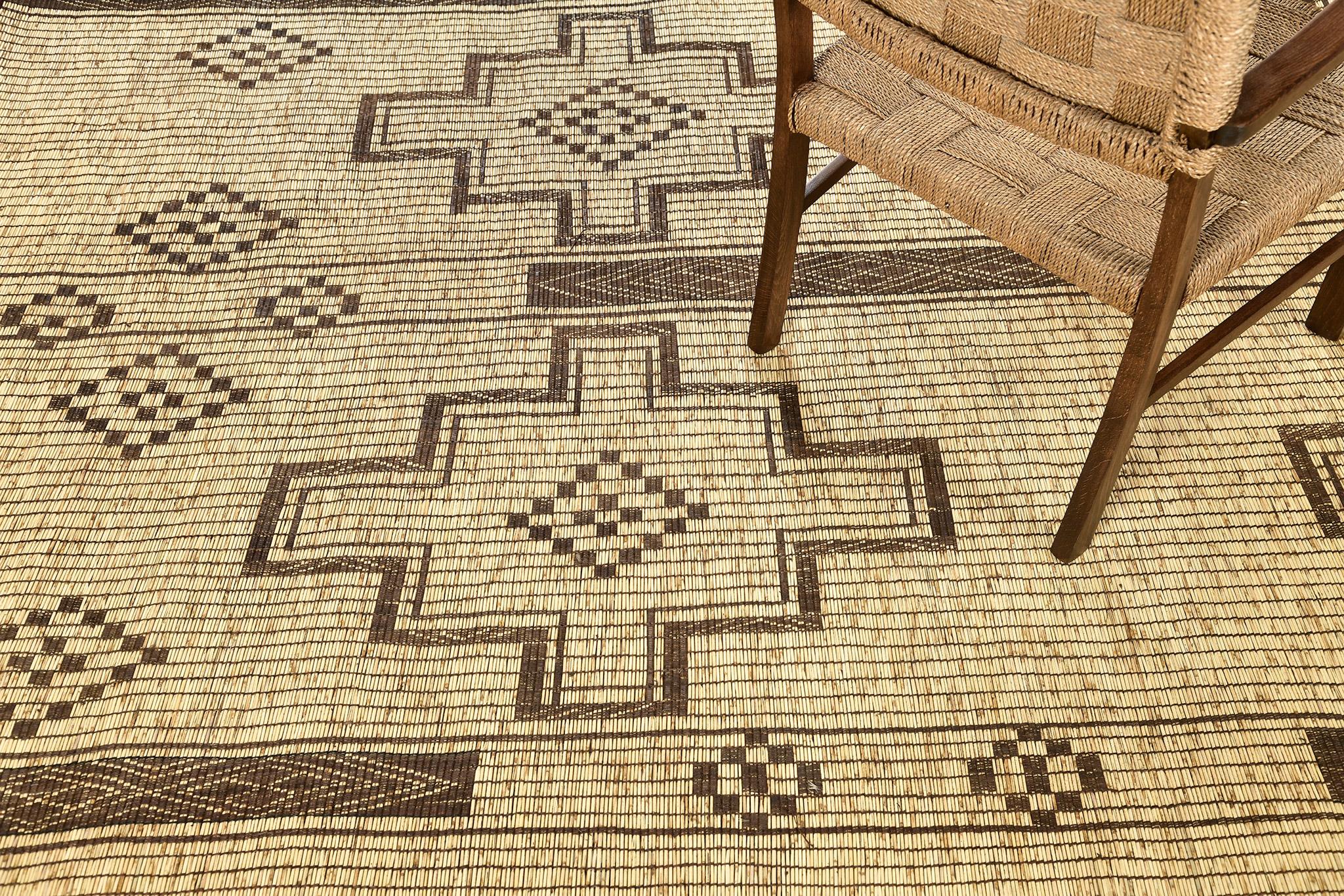 Estera Tuareg Africana Vintage Mehraban mediados del siglo XX en venta
