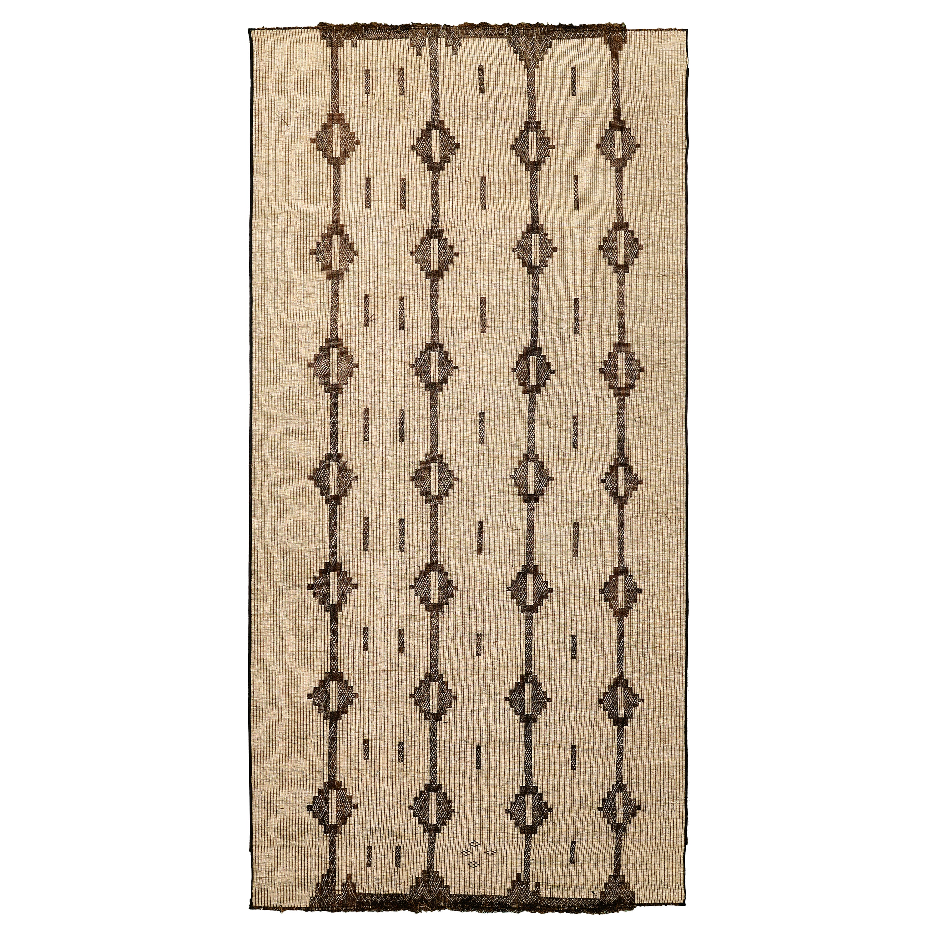 Tappetino Tuareg africano vintage Mehraban