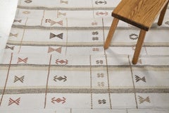 Mehraban Vintage Anatolian Moroccan Flat Weave Kilim
