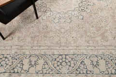 Mehraban Vintage Kerman Distressed Rug