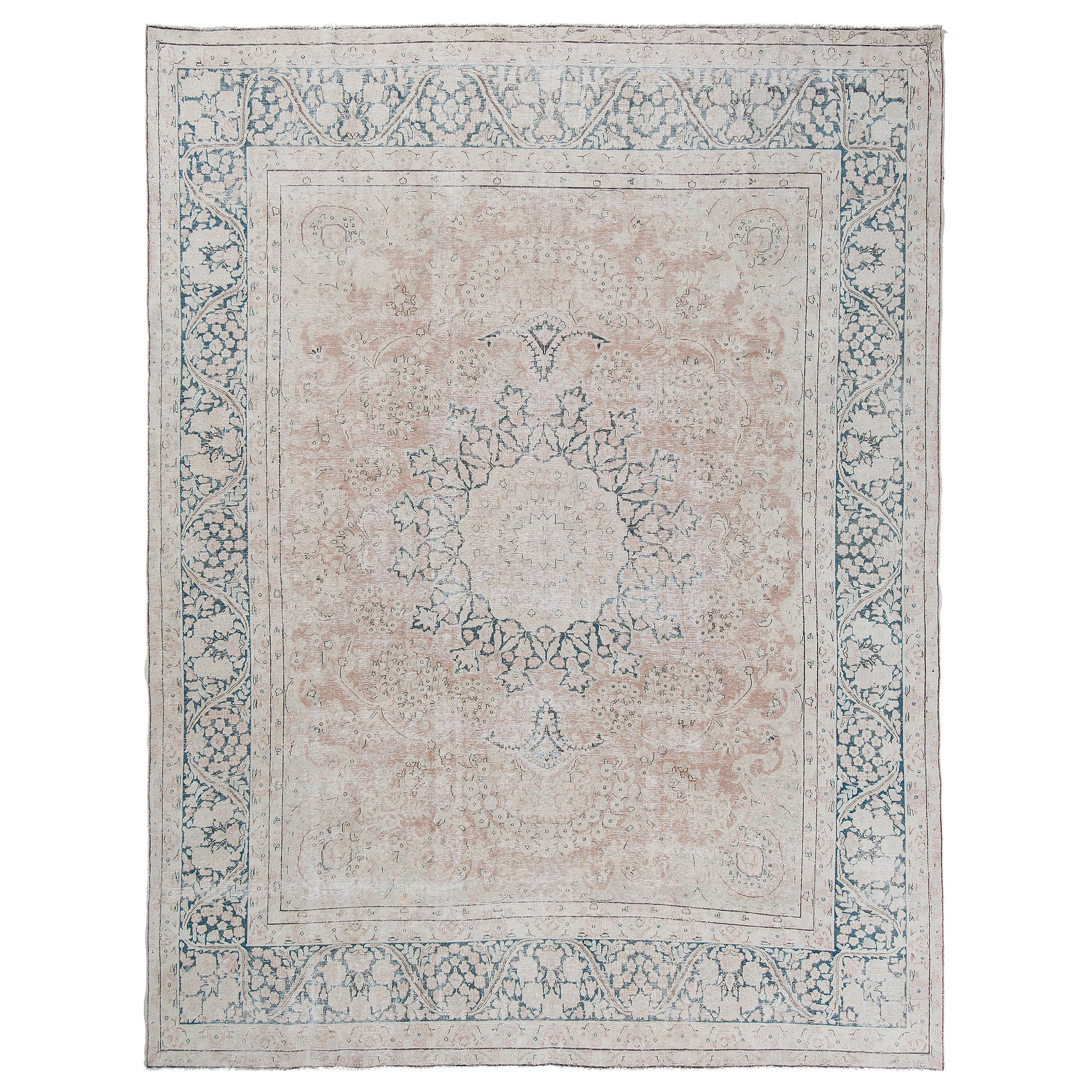Mehraban Alfombra Vintage Kerman Decolorada