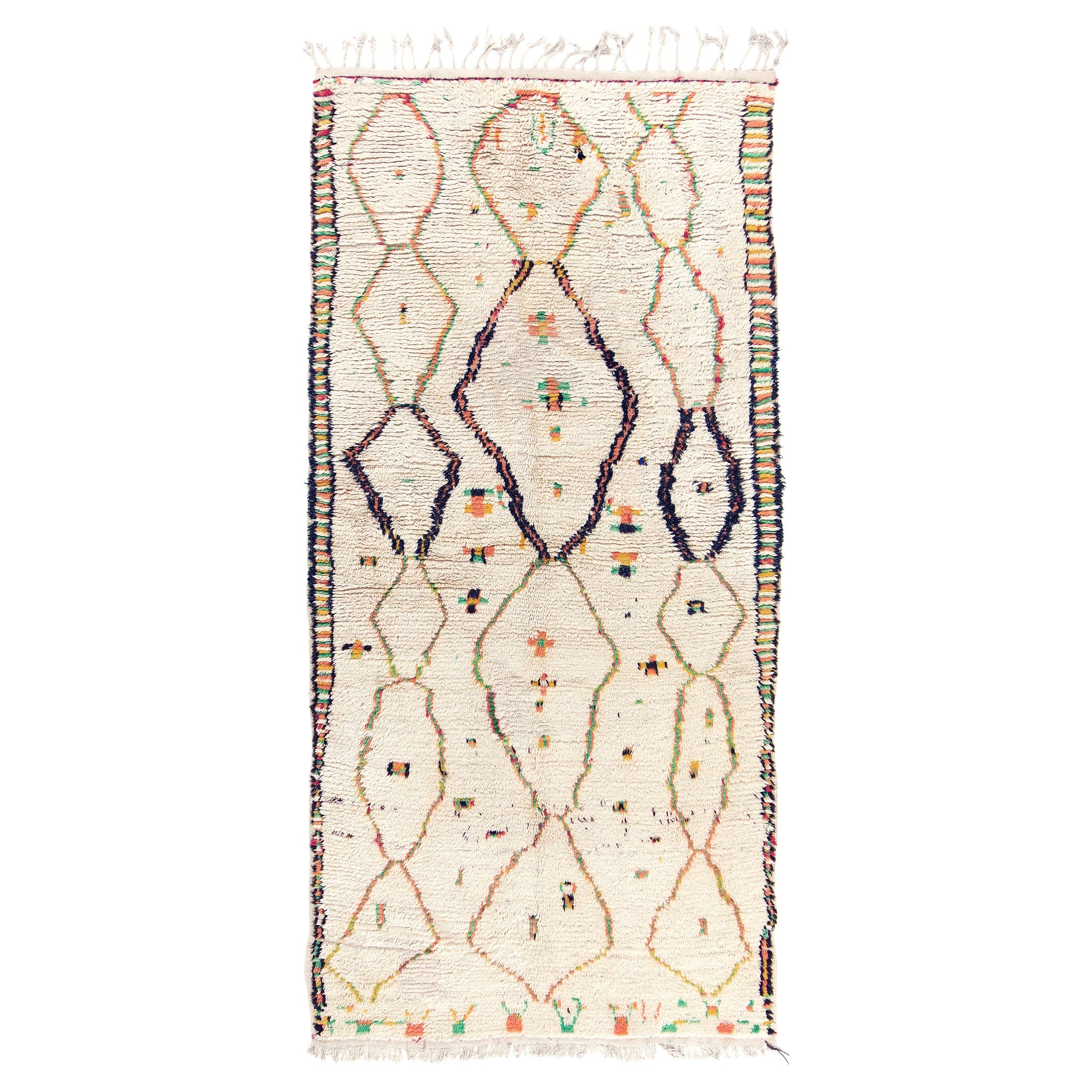 Mehraban Vintage Moroccan Azilal Tribe Berber Rug