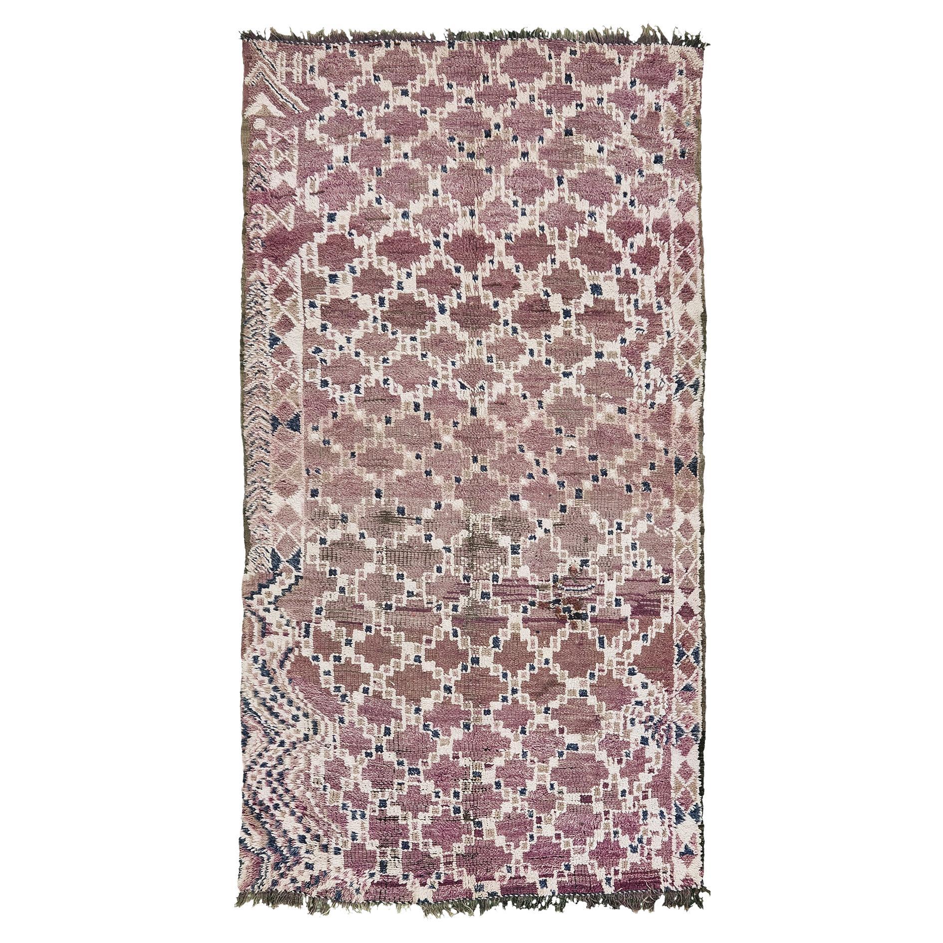 Mehraban Marokkanischer Beni M'Guild-Teppich im Vintage-Stil
