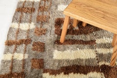 Mehraban Vintage Moroccan Beni Ourain Tribe Rug