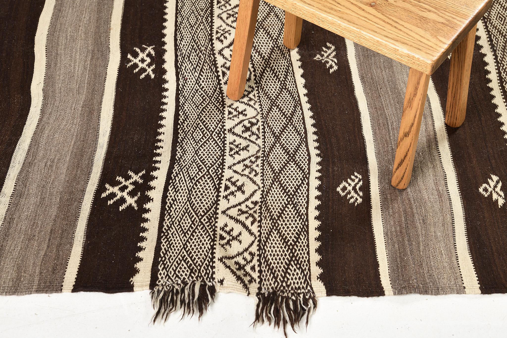 Mehraban - Kilim marocain vintage de la tribu berbère du Haut Atlas en vente 2