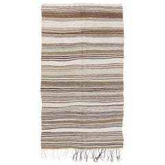 Mehraban Vintage Marokkanischer Atlas-Berber-Kelim mit Stammesmotiv