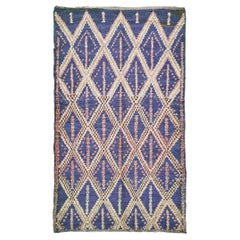 Mehraban Used Moroccan Ourain Tribe Rug