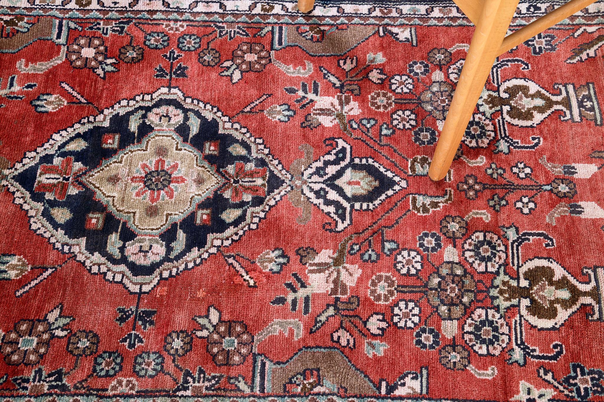 Perse Chemin de table Mehraban Vintage Persan Hamedan en vente