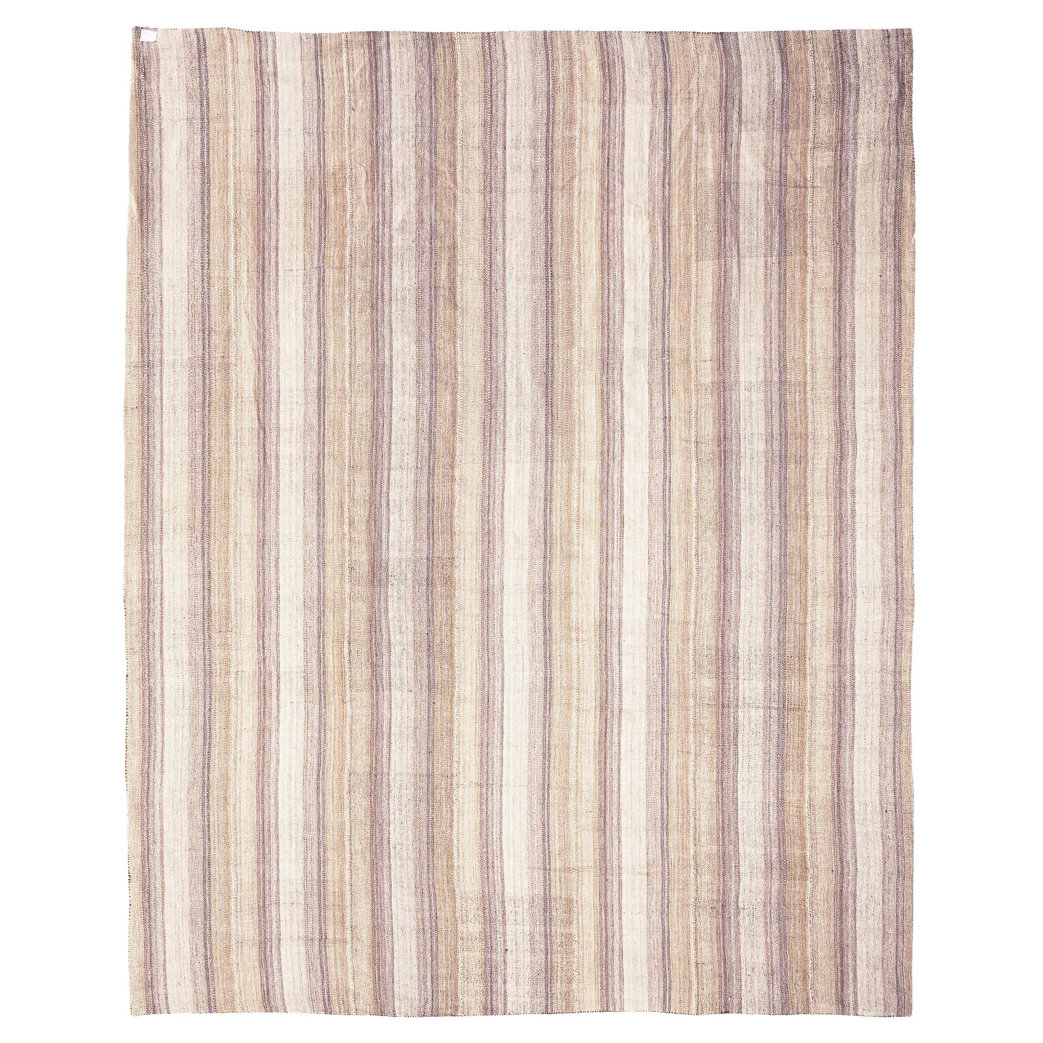 Mehraban Vintage Persian Jejim Kilim Flat Weave Rug