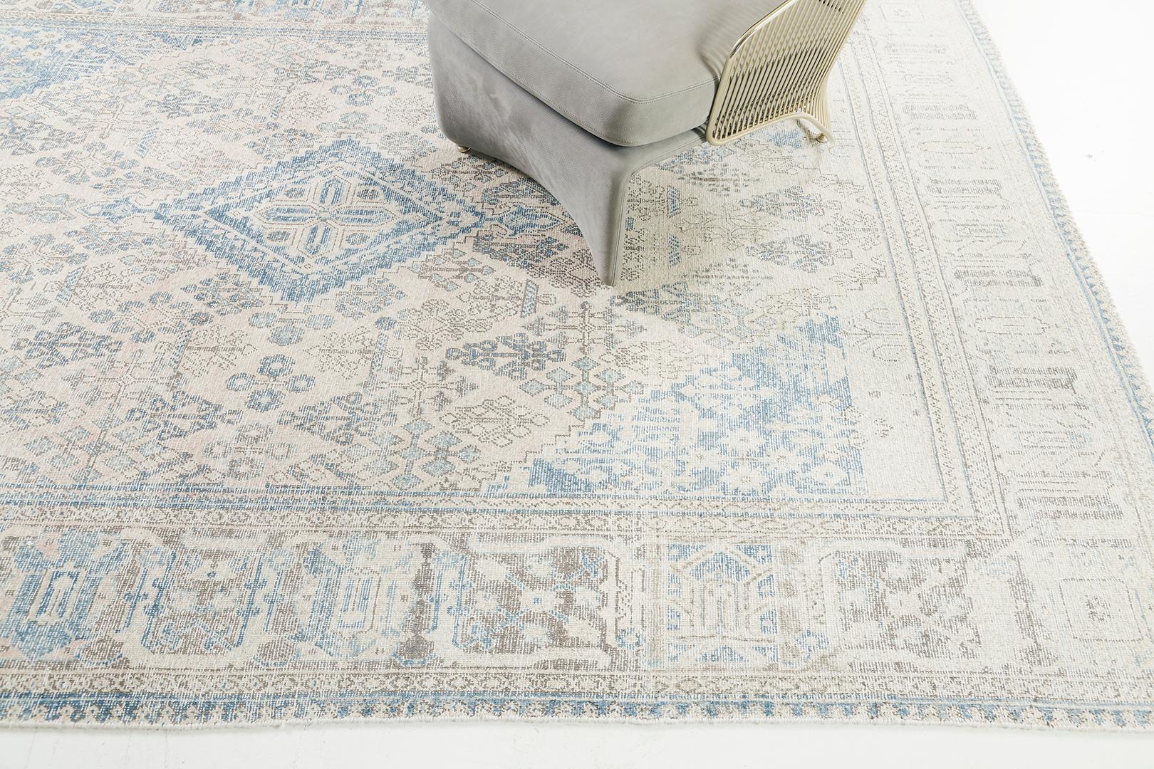 Mehraban Vintage Persischer Josheghan (Handgeknüpft) im Angebot