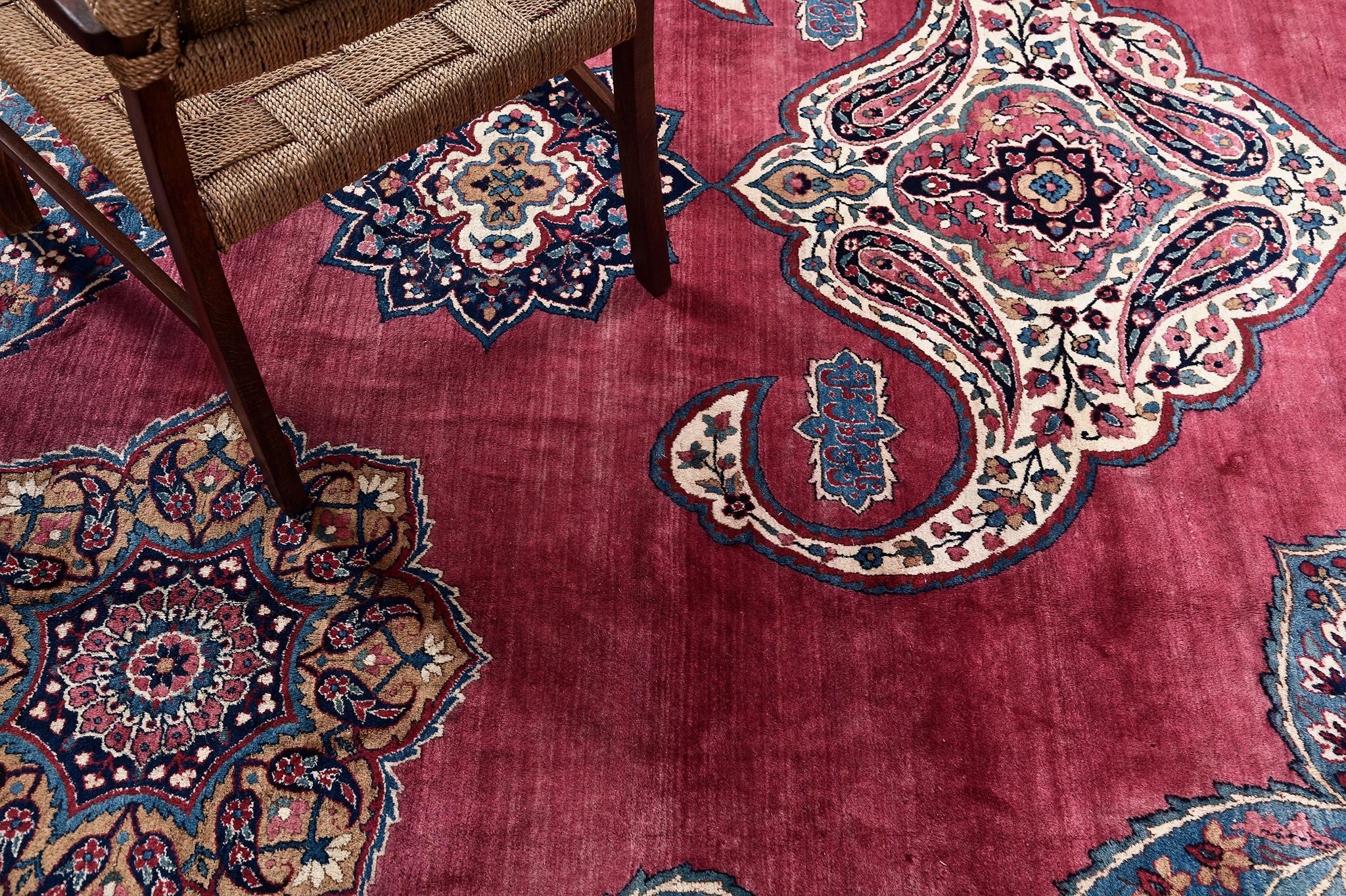 Mehraban Vintage Persiano Kerman in vendita 8