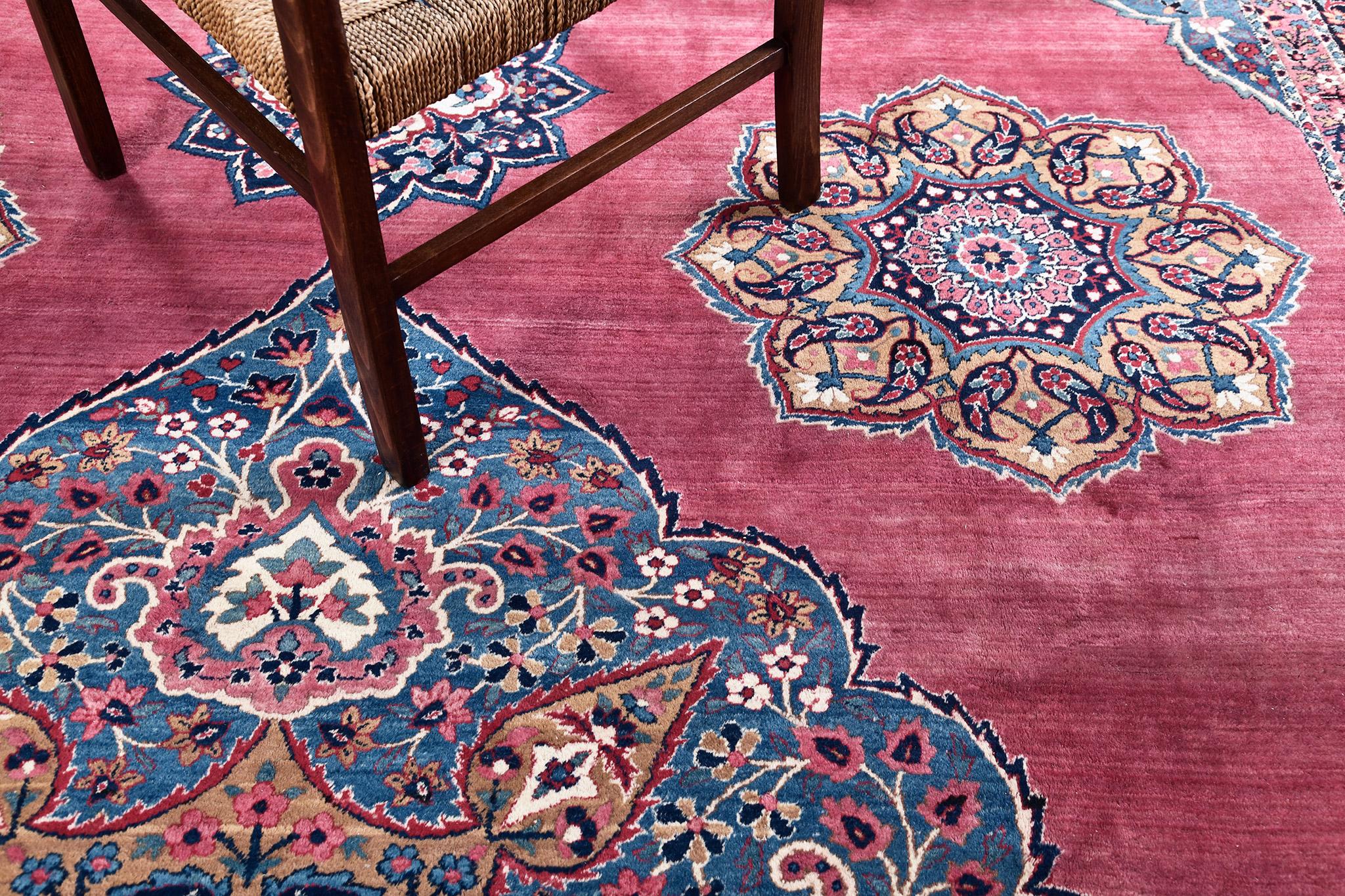 Lana Mehraban Vintage Persiano Kerman in vendita