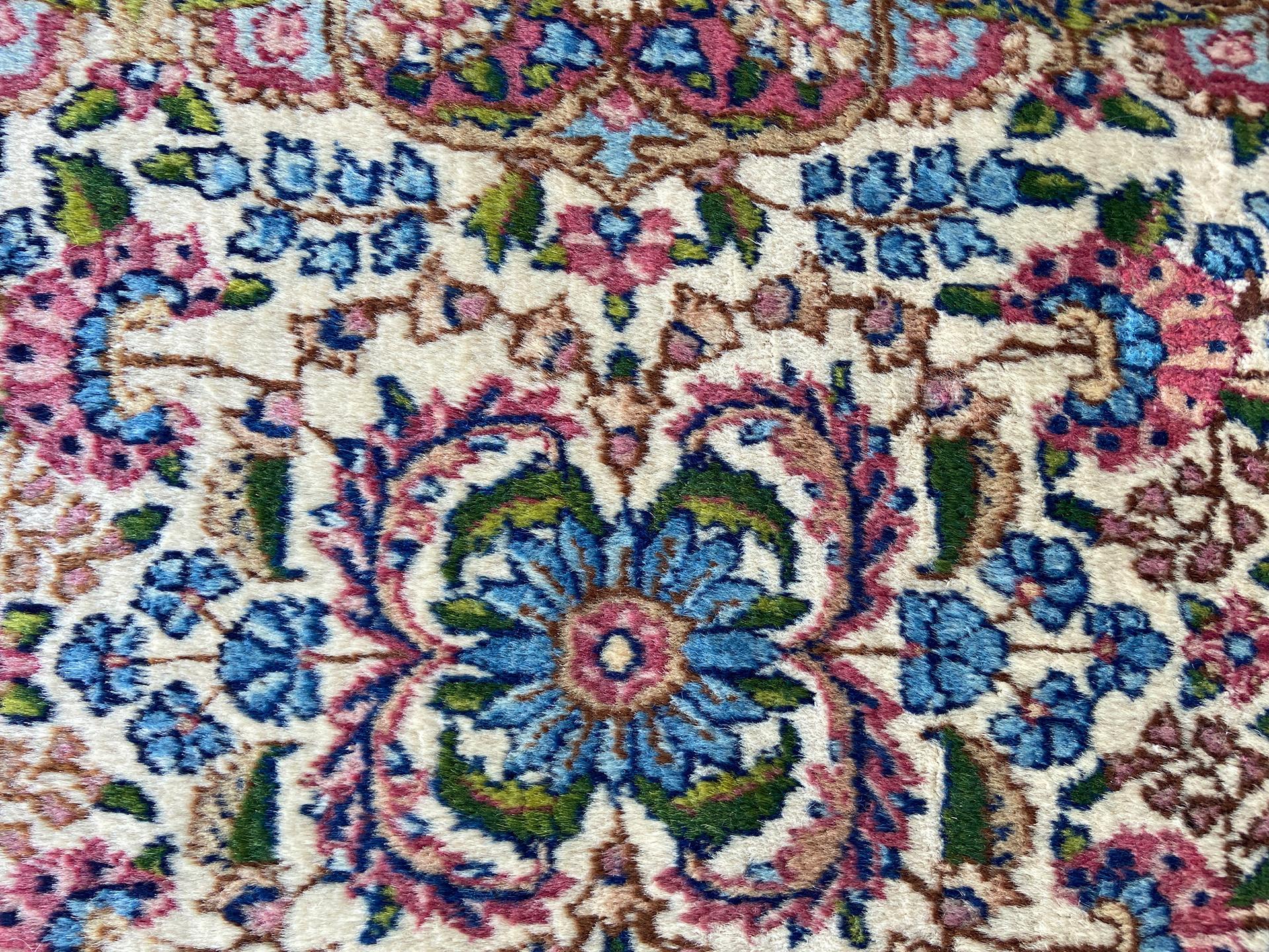 Mehraban Vintage Persian Kerman Rug 11437 4